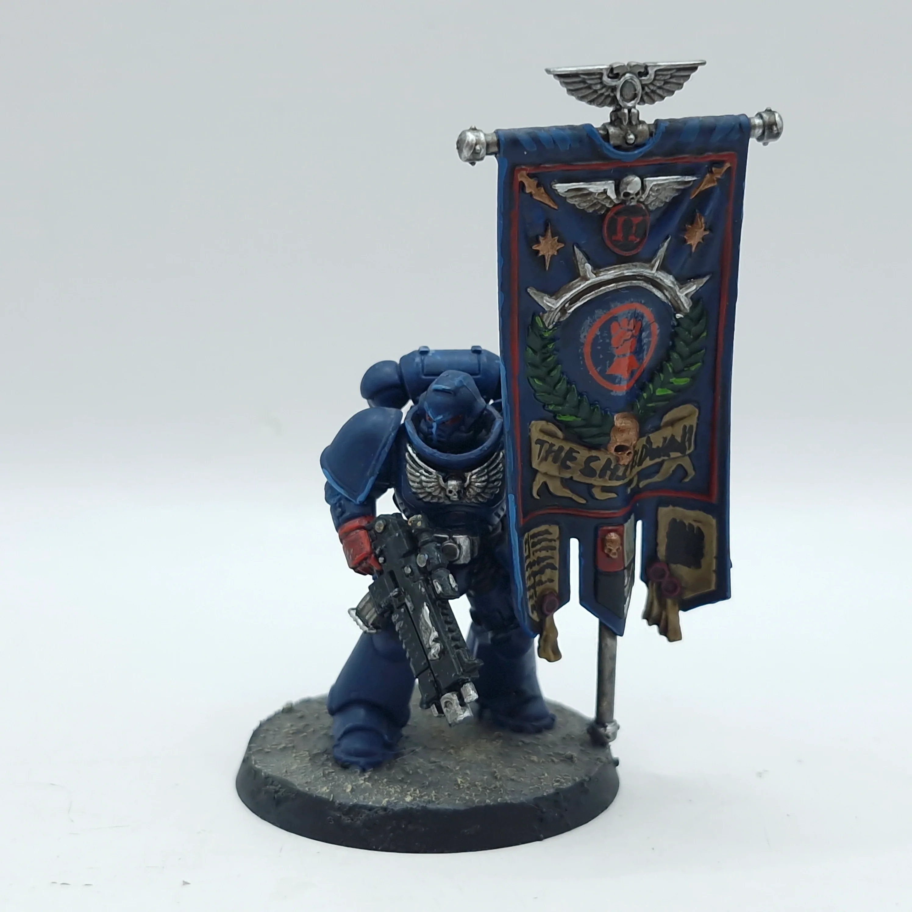 Warhammer 40k: Space Marines Crimson Fists Dark Imperium Ancient - Painted (AD173)