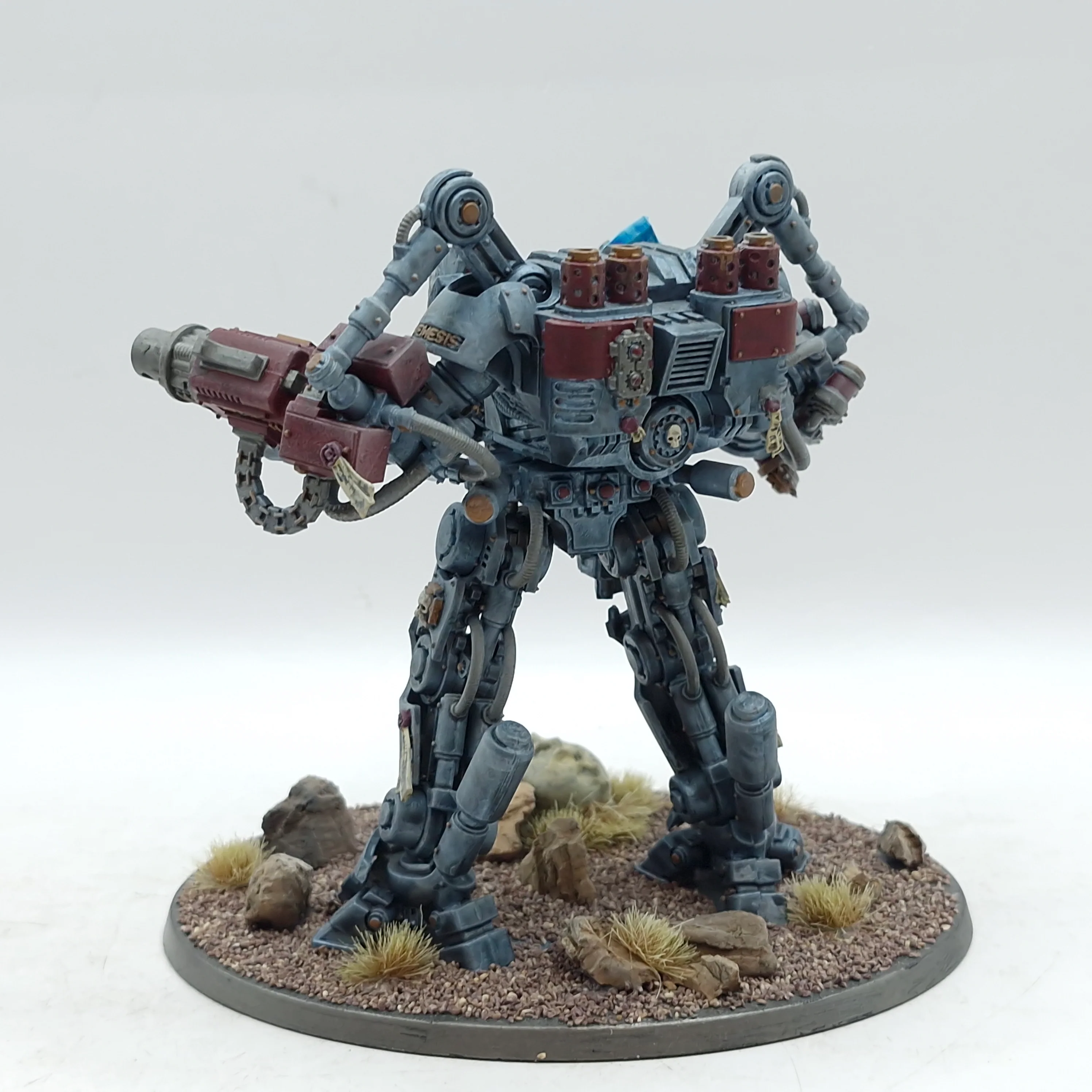 Warhammer 40k: Space Marines Grey Knights Nemesis Dreadknight - Painted (BF042) - Image 4