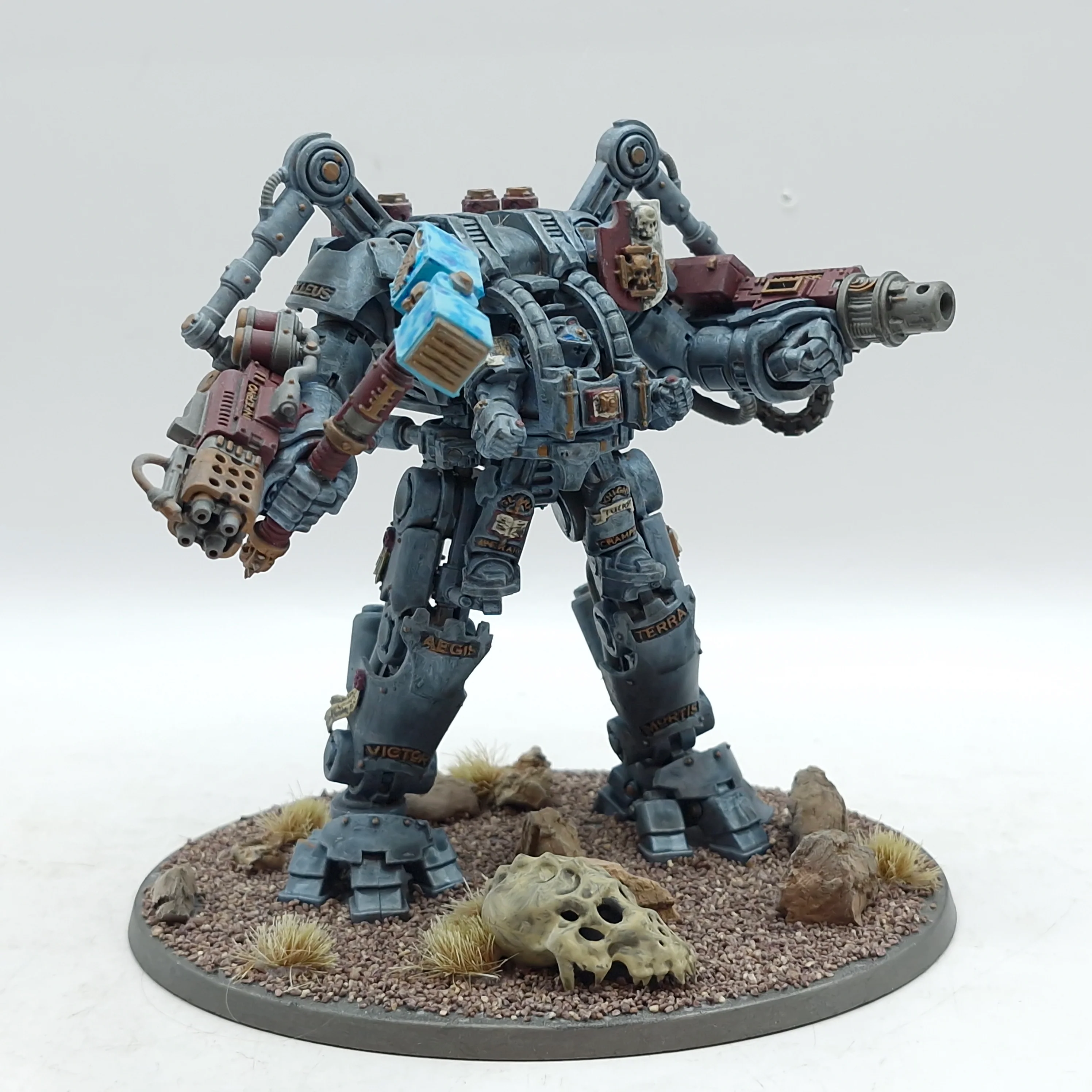 Warhammer 40k: Space Marines Grey Knights Nemesis Dreadknight - Painted (BF042) - Image 7