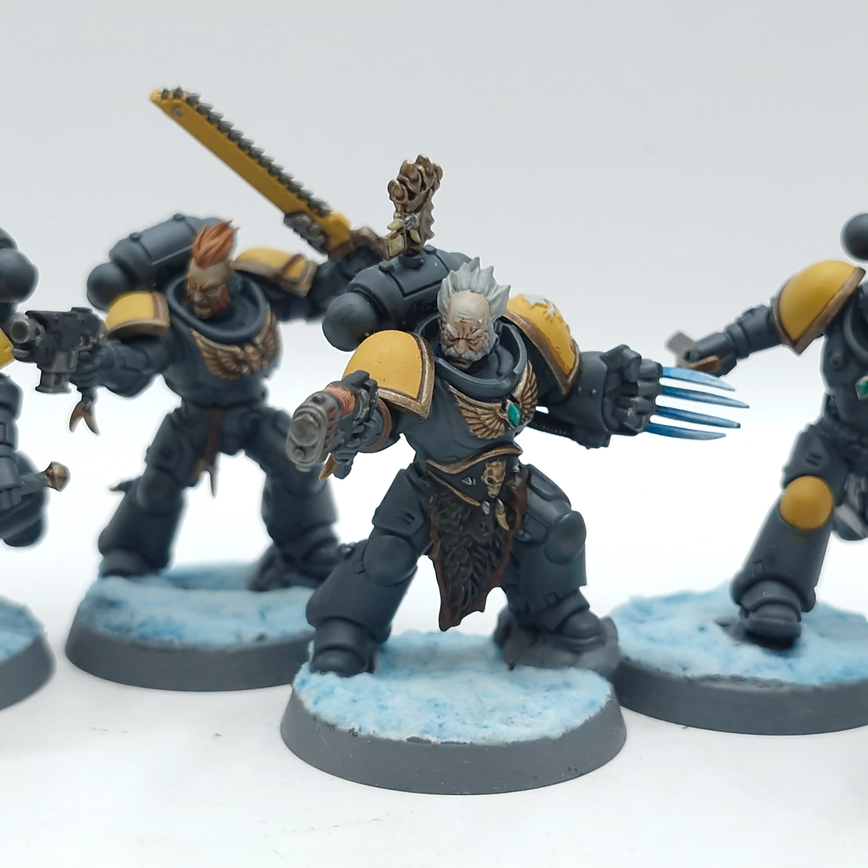 Warhammer 40k: Space Marine Space Wolves Blood Claws - Painted (AC185) - Image 4