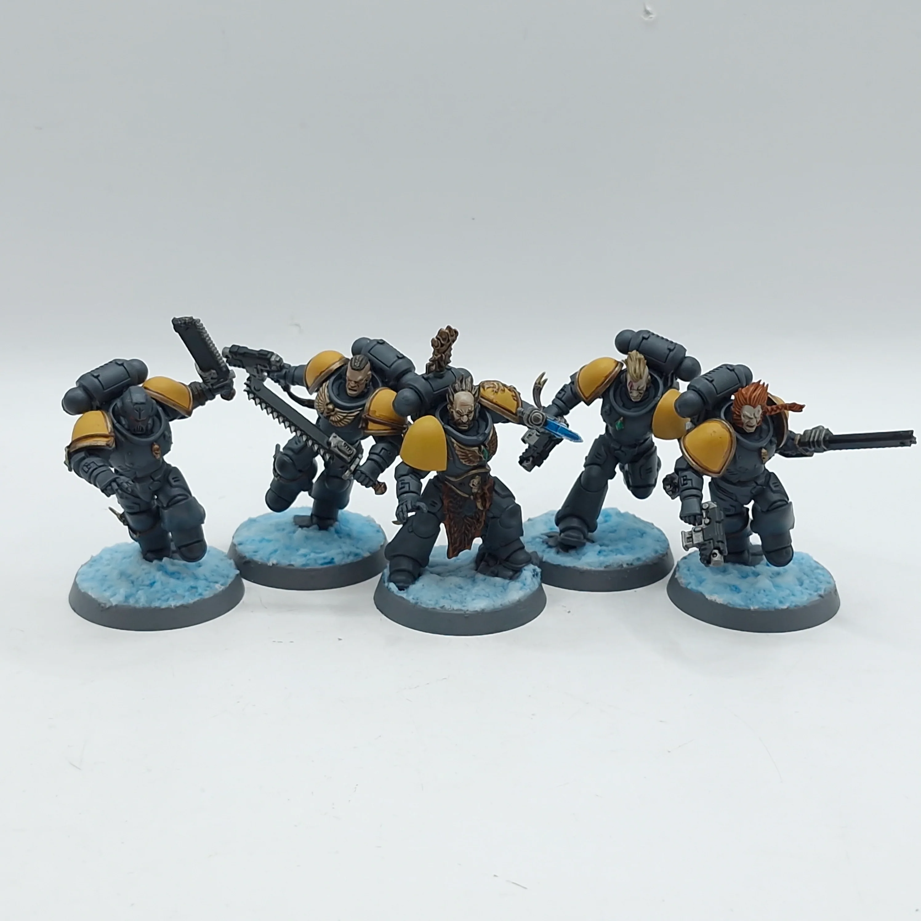 Warhammer 40k: Space Marine Space Wolves Blood Claws - Painted (AI138)