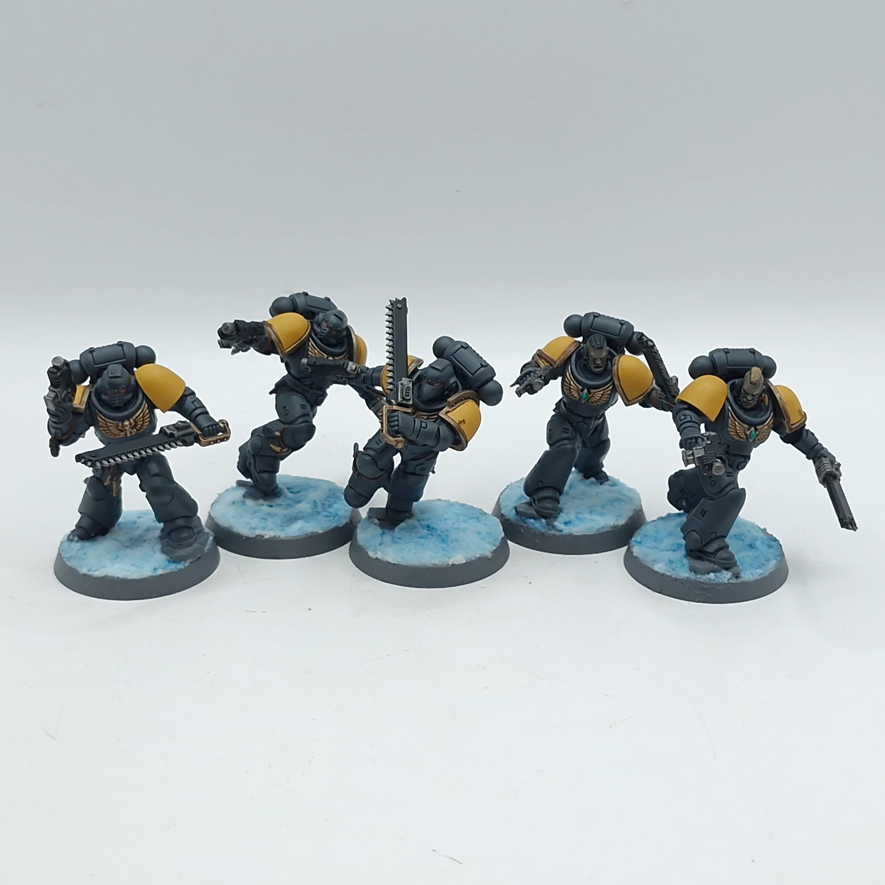 Warhammer 40k: Space Marine Space Wolves Blood Claws - Painted (AM006)