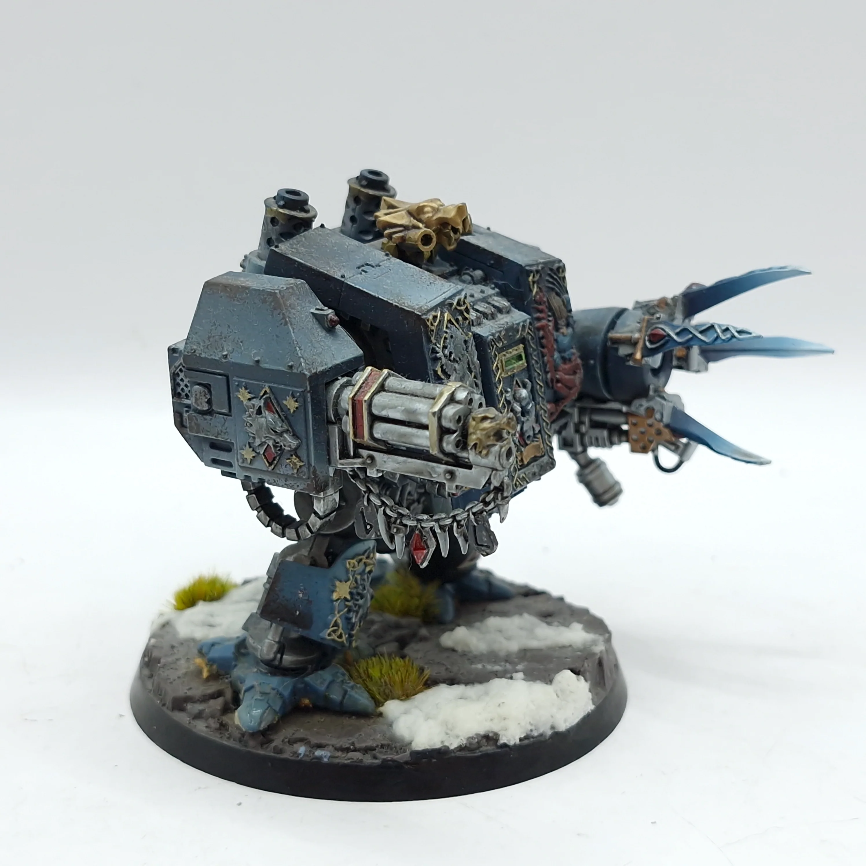 Warhammer 40k: Space Marine Space Wolves Dreadnought - Well Painted (AZ237) - Image 6