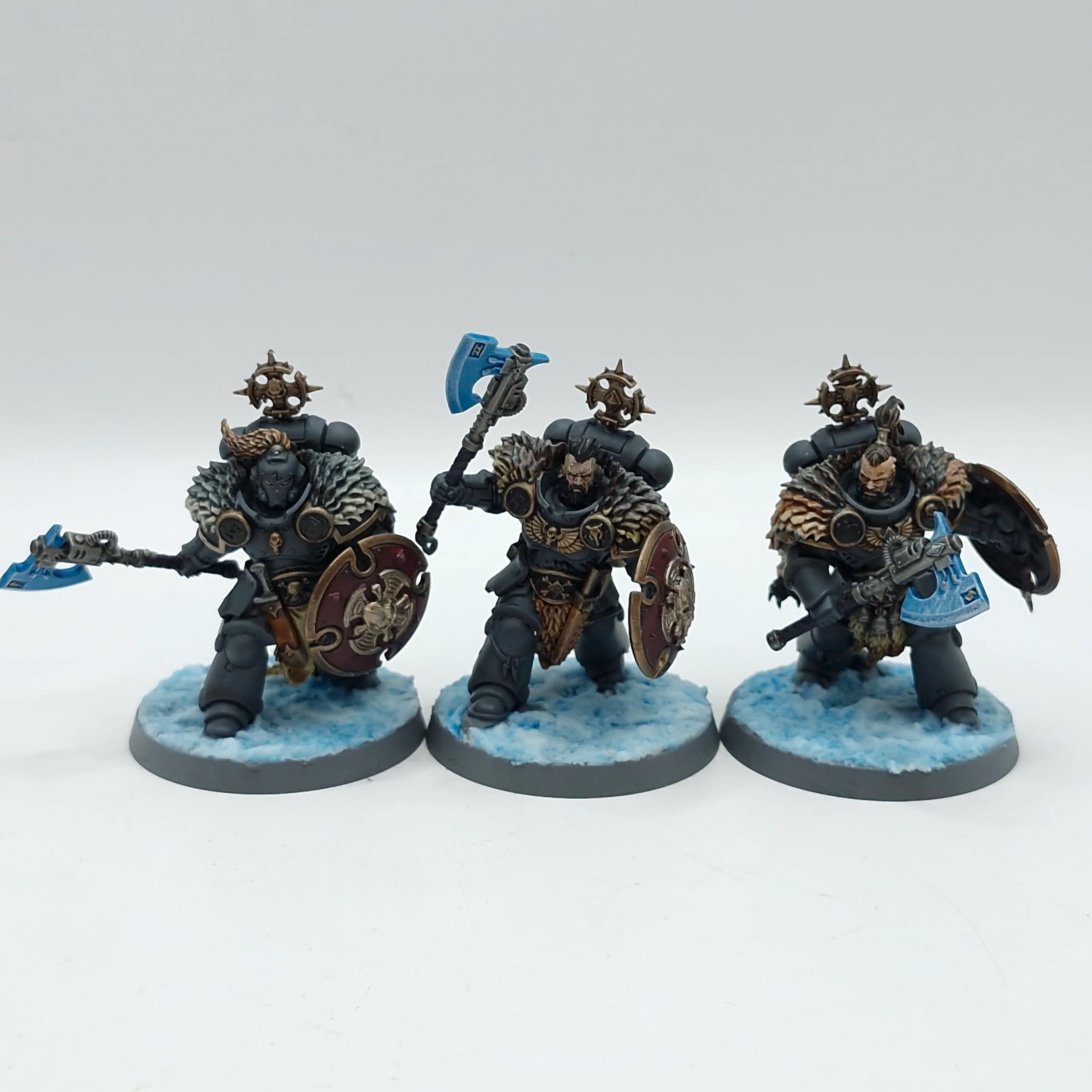 Warhammer 40k: Space Marine Space Wolves Wolf Guard Headtakers - No Wolves (BJ108)