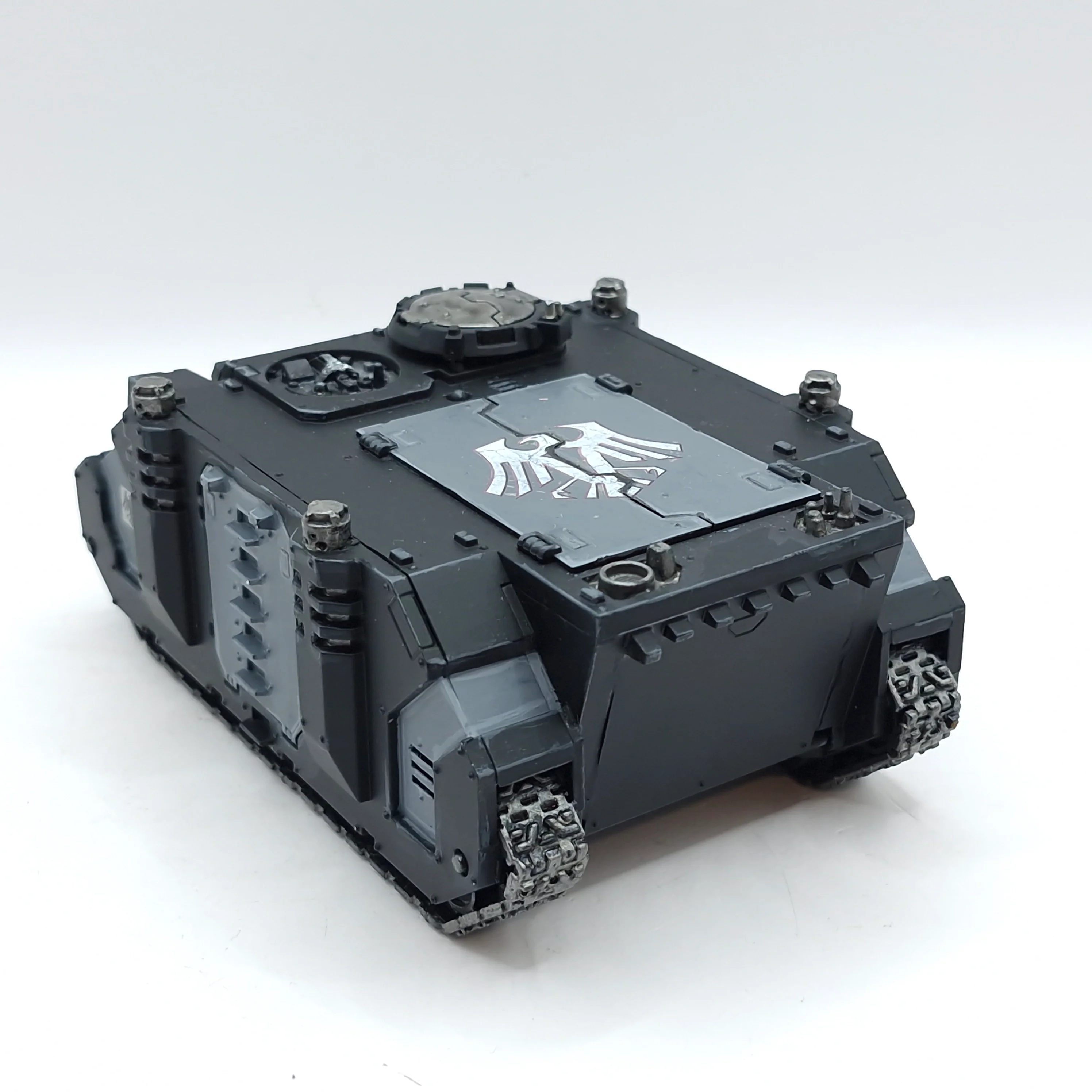 Warhammer 40k: Space Marines Raven Guard Rhino - Well Painted (AA012) - Image 3