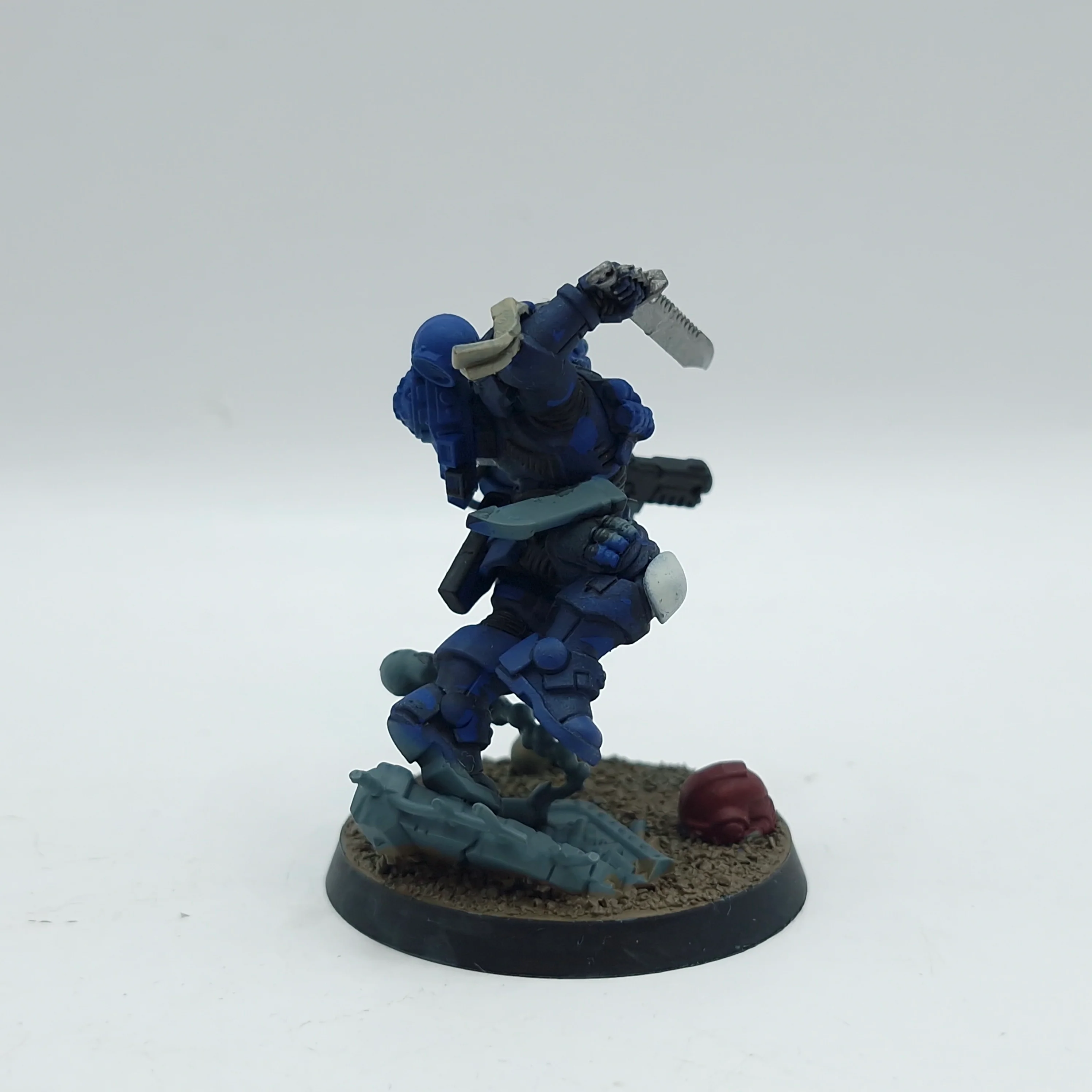 Warhammer 40k: Space Marines Reiver Lieutenant - Part Painted (BH069) - Image 4