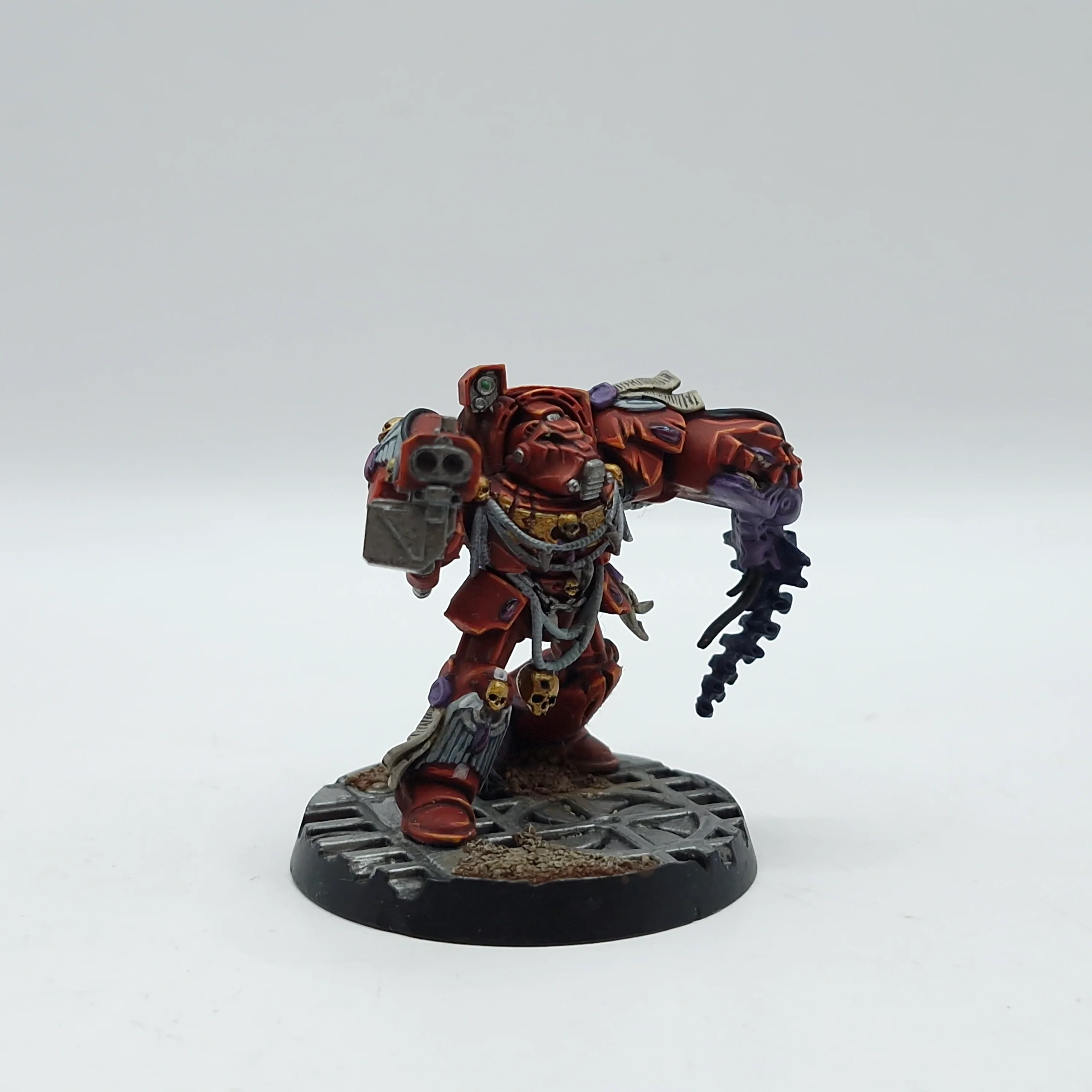 Warhammer 40k: Space Marines Space Hulk Terminator Brother Goriel OOP - Well Painted (AC182) - Image 4