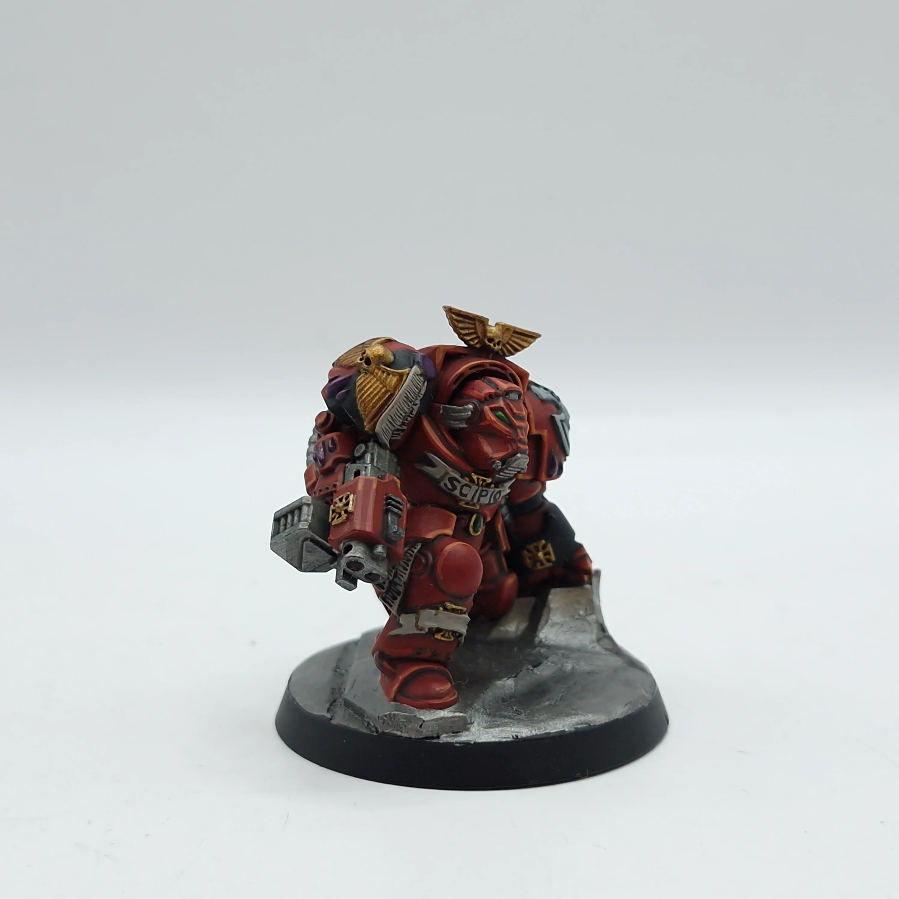 Warhammer 40k: Space Marines Space Hulk Terminator Brother Scipio OOP - Well Painted (AD254) - Image 4