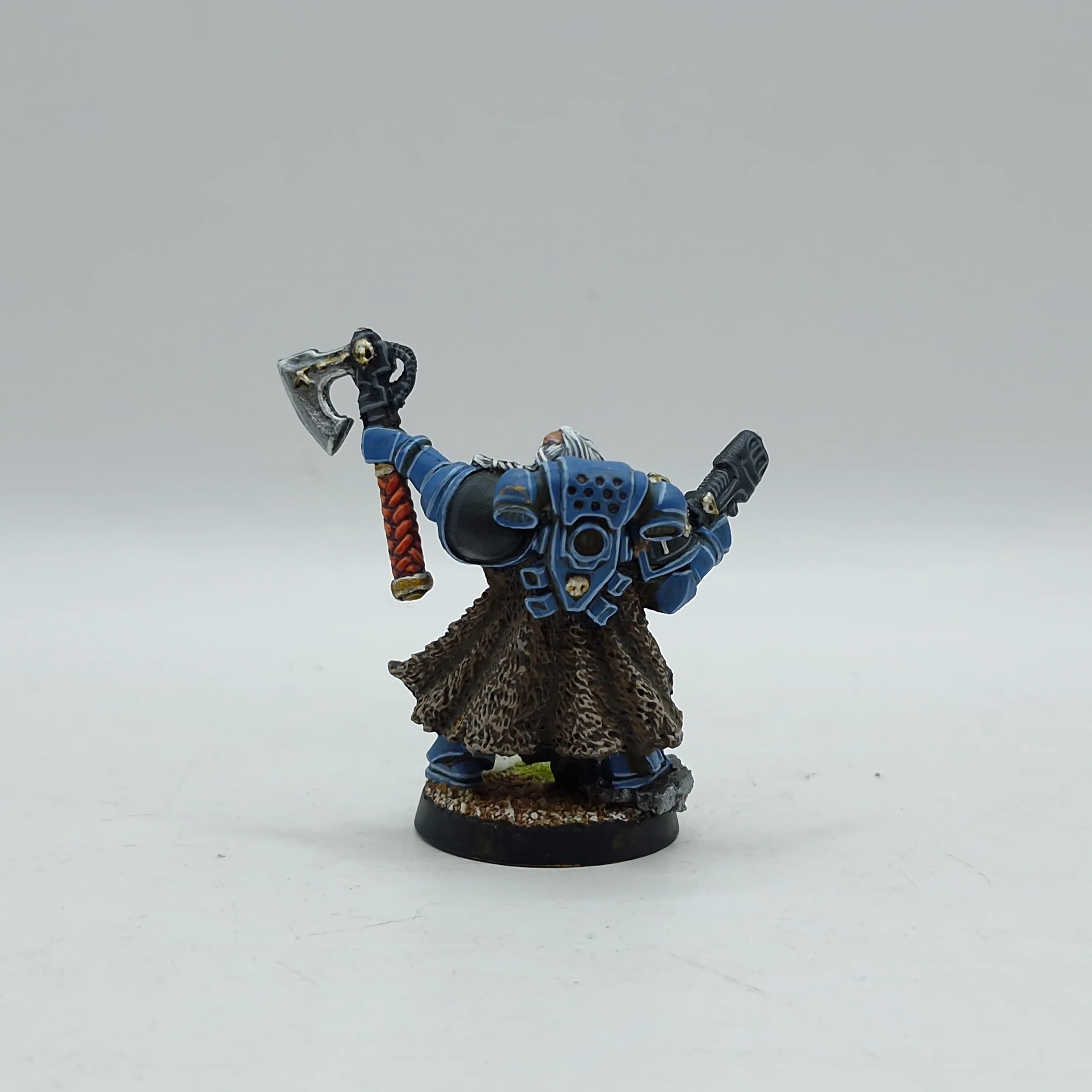 Warhammer 40k: Space Marines Space Wolves Metal Battle Leader - Well Painted (AI068) - Image 3
