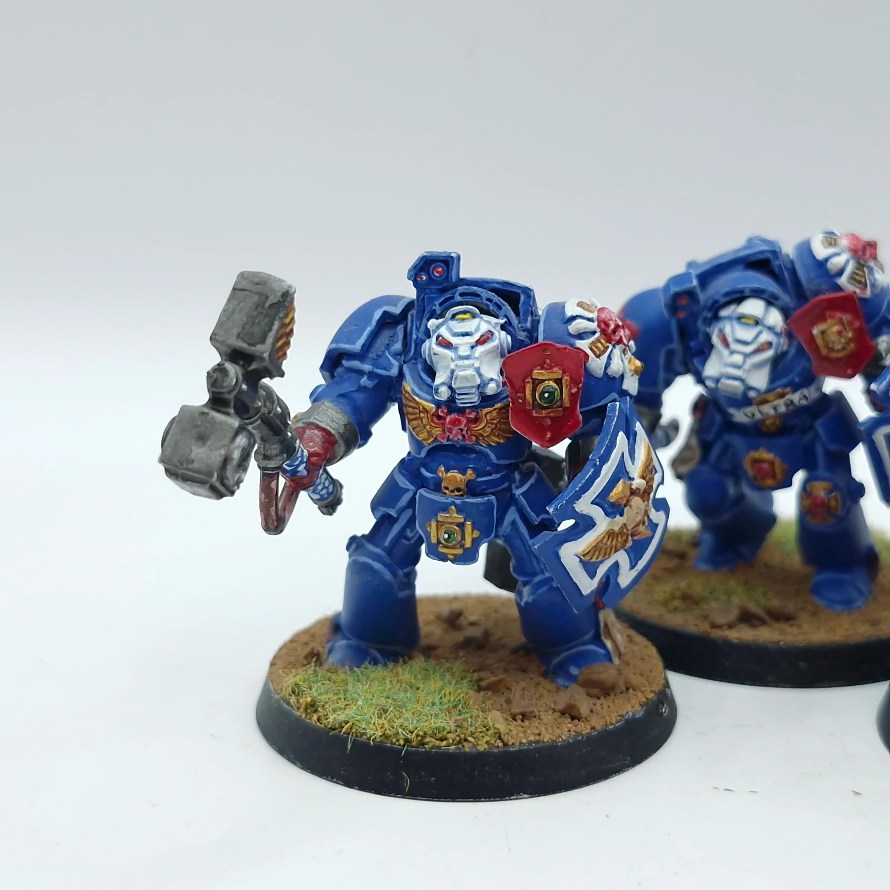 Warhammer 40k: Space Marines Ultramarines Assault Terminators Classic Paint Scheme - Painted (AW005) - Image 2