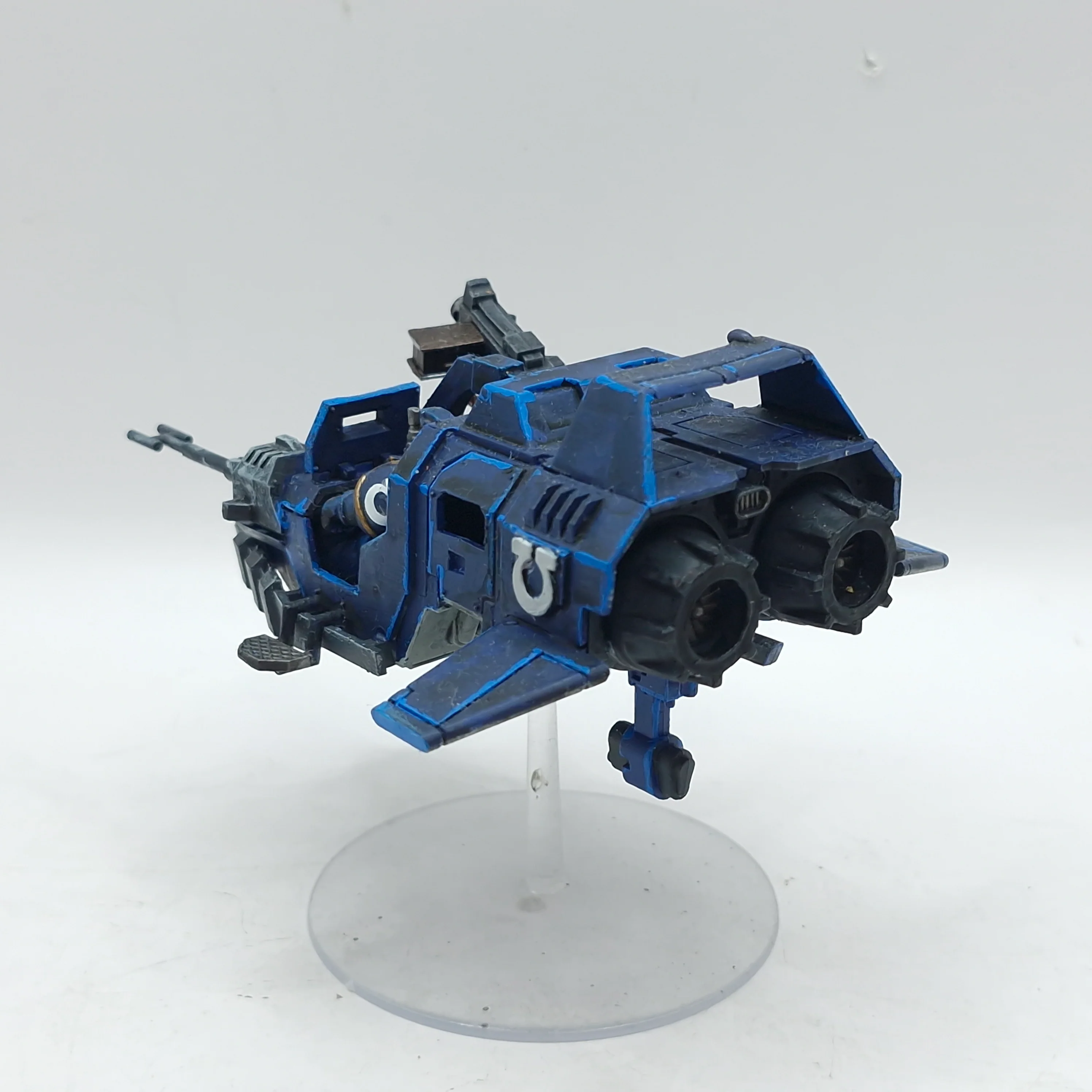 Warhammer 40k: Space Marines Ultramarines Land Speeder - Painted (AW149) - Image 3