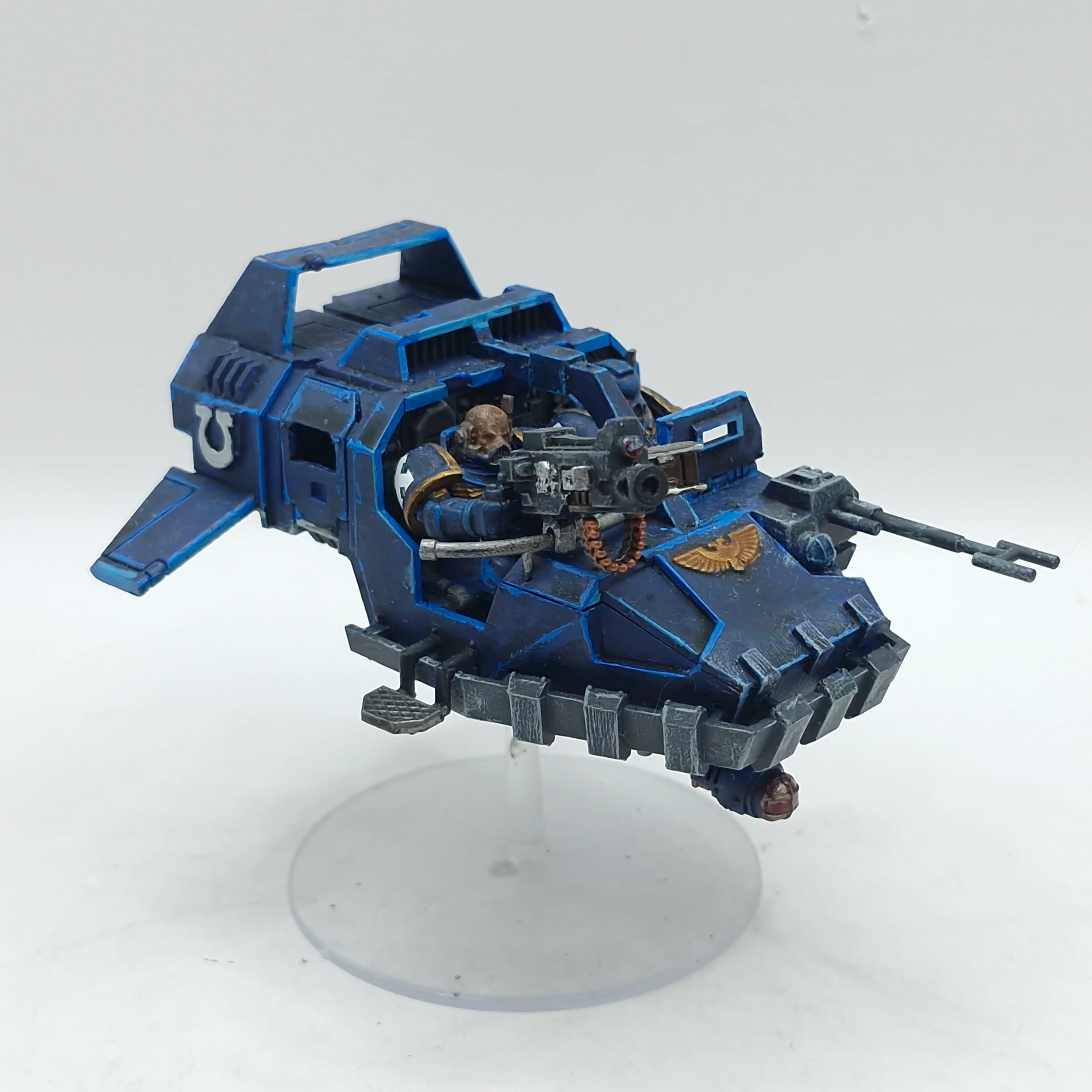 Warhammer 40k: Space Marines Ultramarines Land Speeder - Painted (AW149) - Image 6