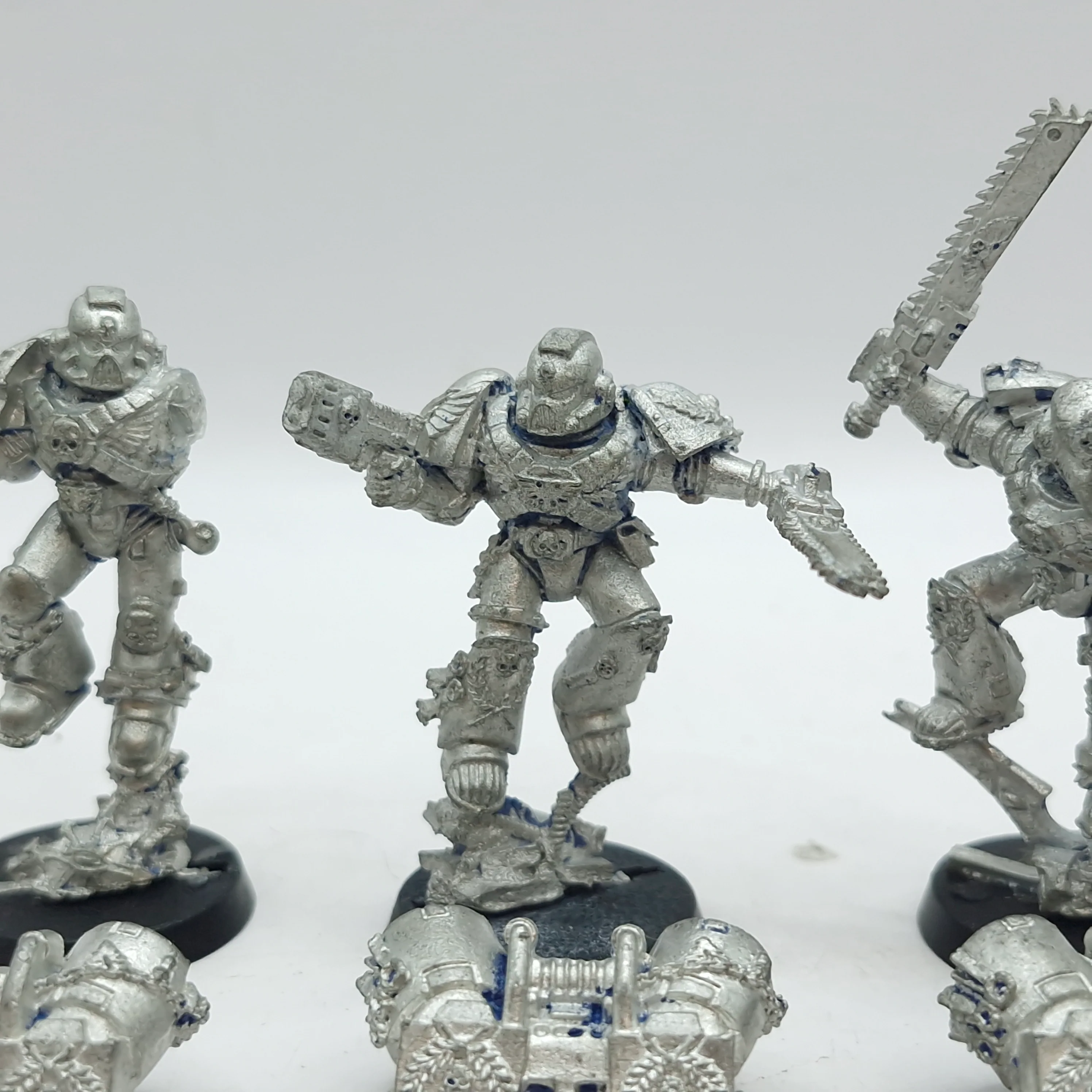 Warhammer 40k: Space Marines x4 Metal Vanguard Veterans (AT189) - Image 3