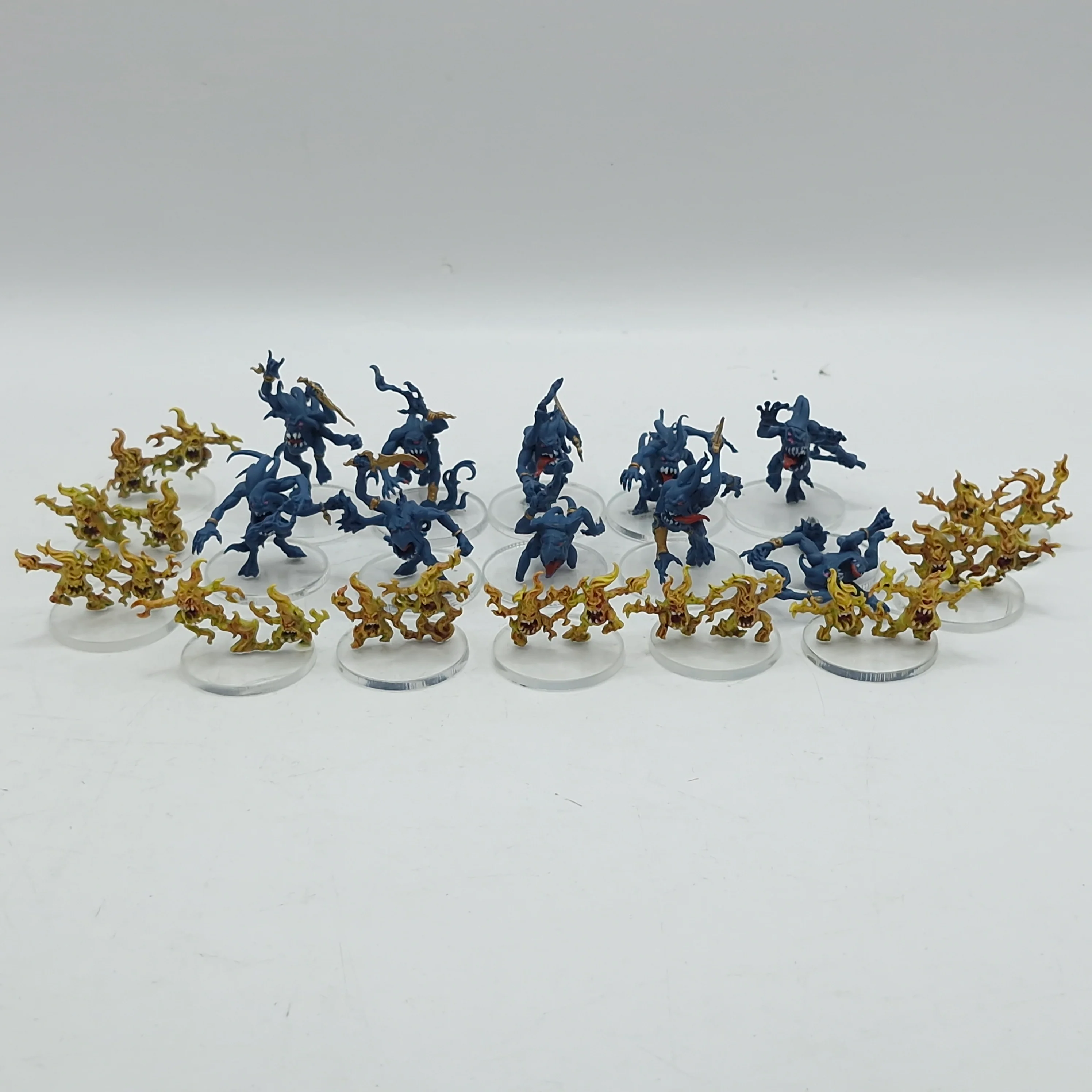 Warhammer 40k: Thousand Sons Blue Horrors of Tzeetnch - Painted (AZ223)