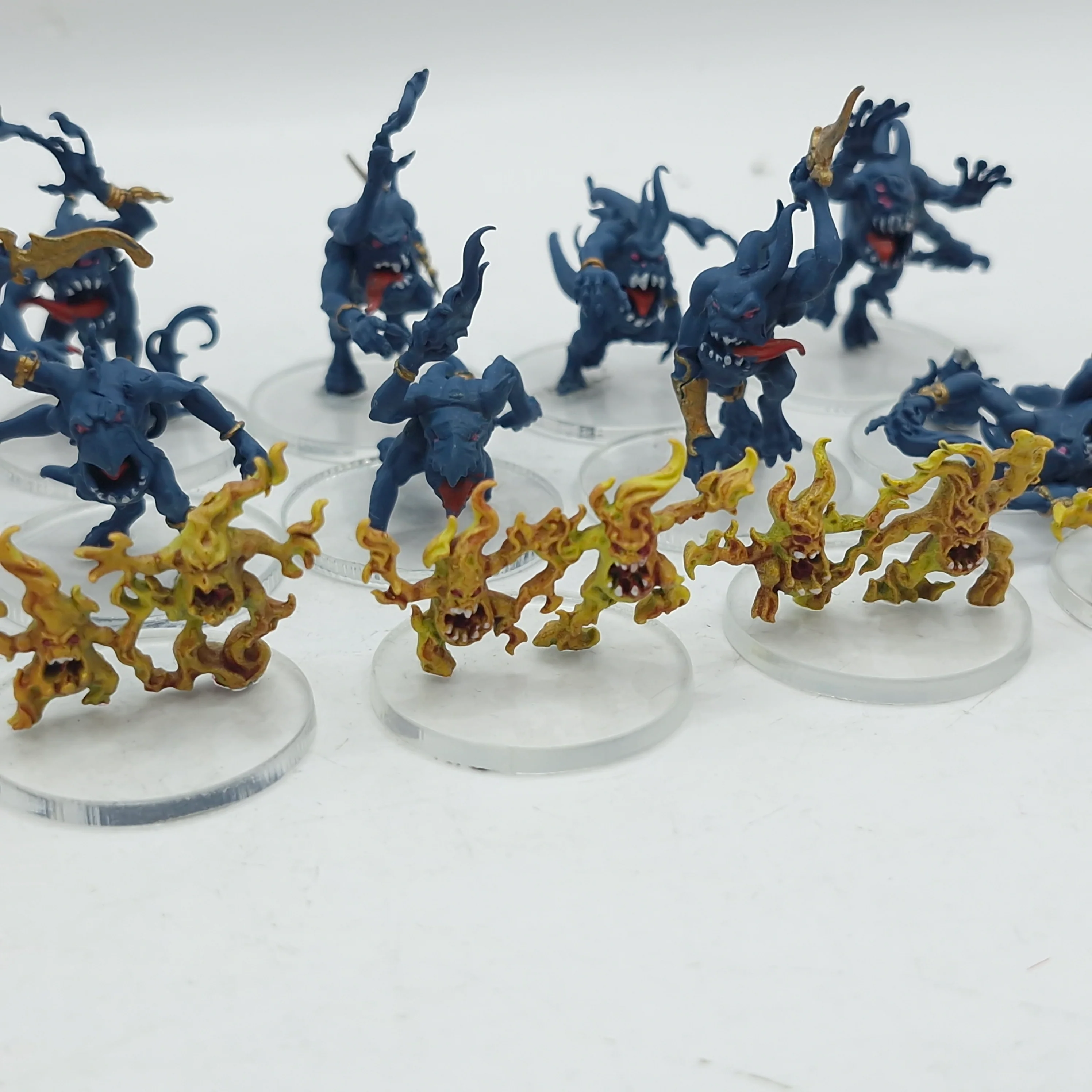 Warhammer 40k: Thousand Sons Blue Horrors of Tzeetnch - Painted (AZ223) - Image 4