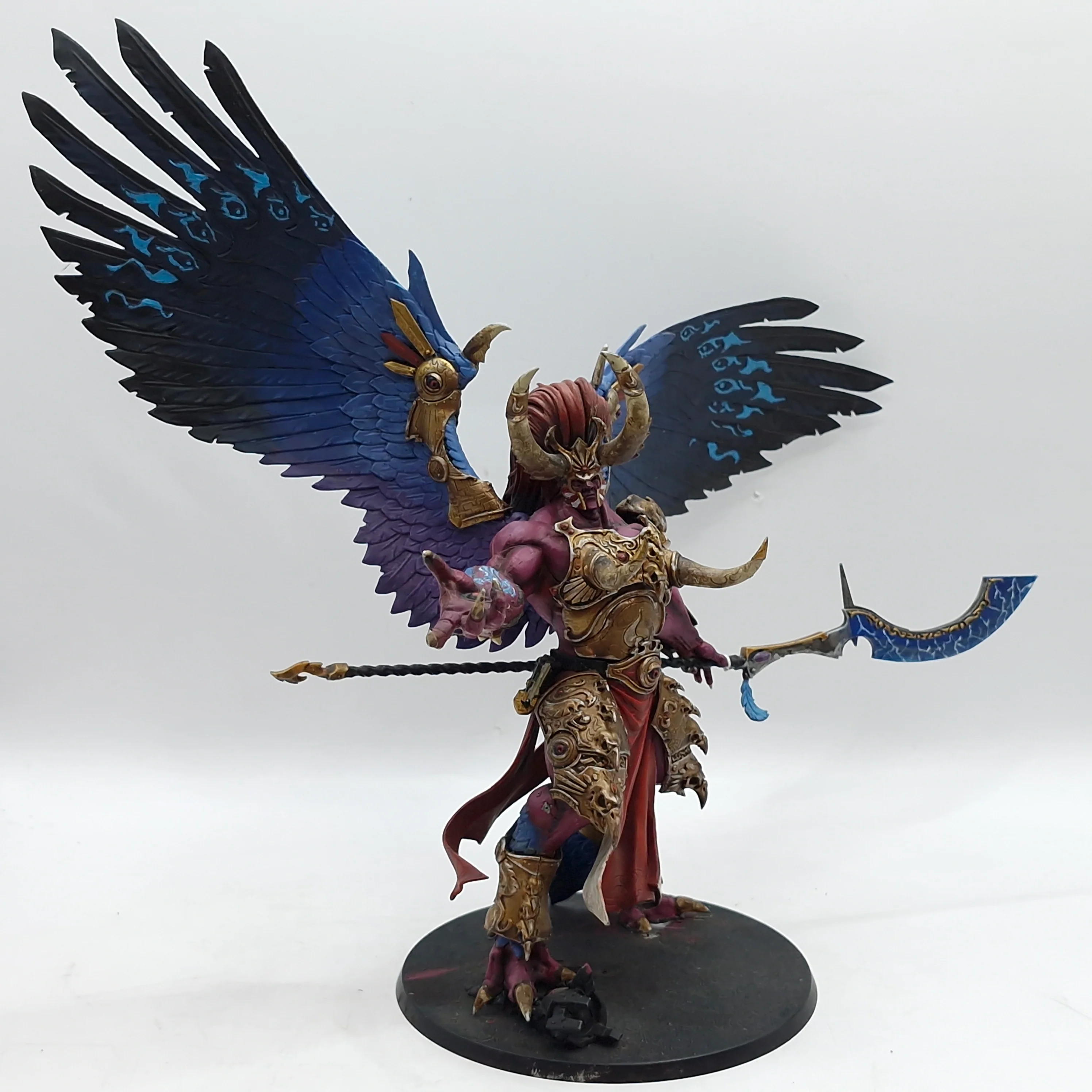 Warhammer 40k: Thousand Sons Daemon Primarch Magnus the Red - Painted (AR028) - Image 6
