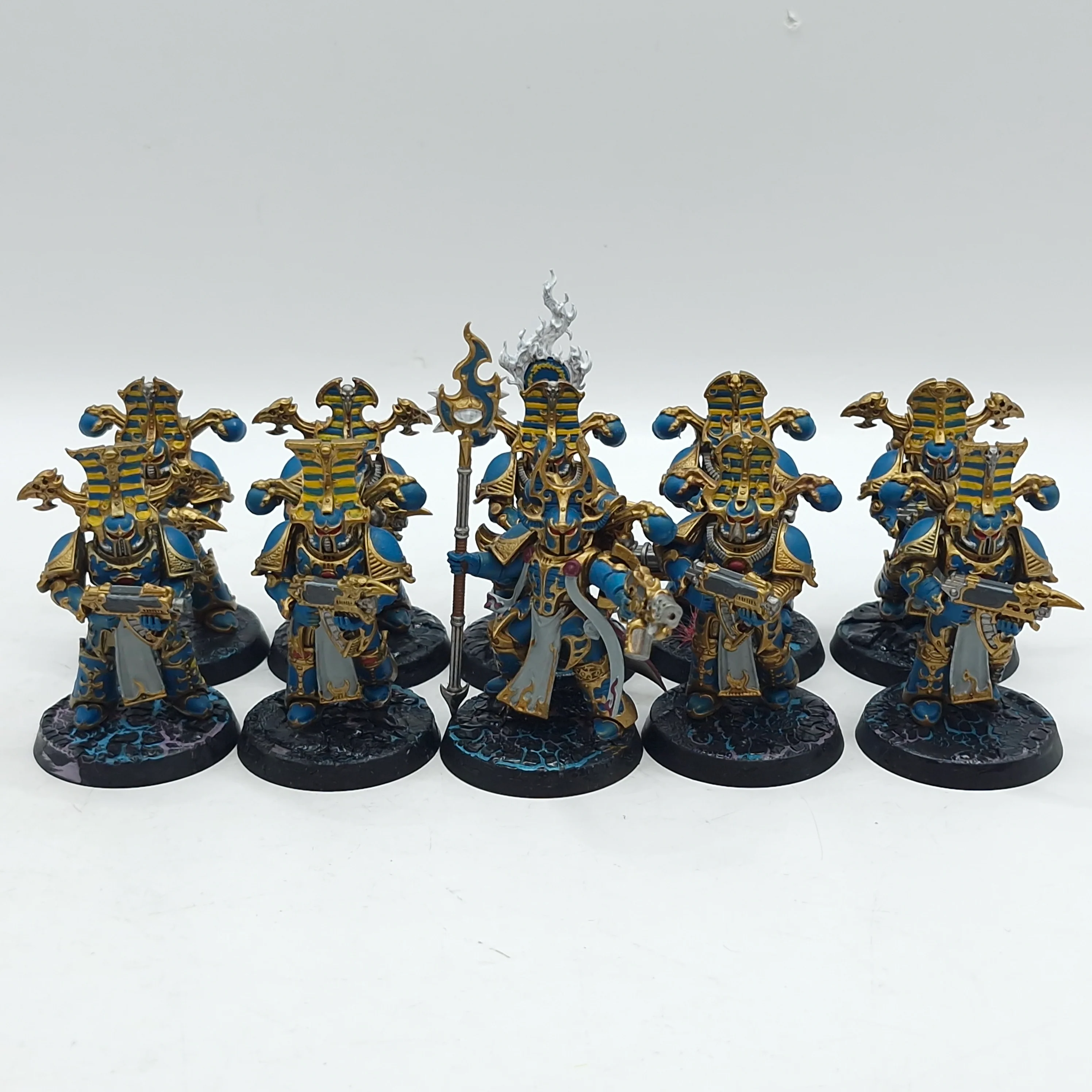 Warhammer 40k: Thousand Sons Rubric Marines - Magnetised Weapon Options - Painted (AI061)