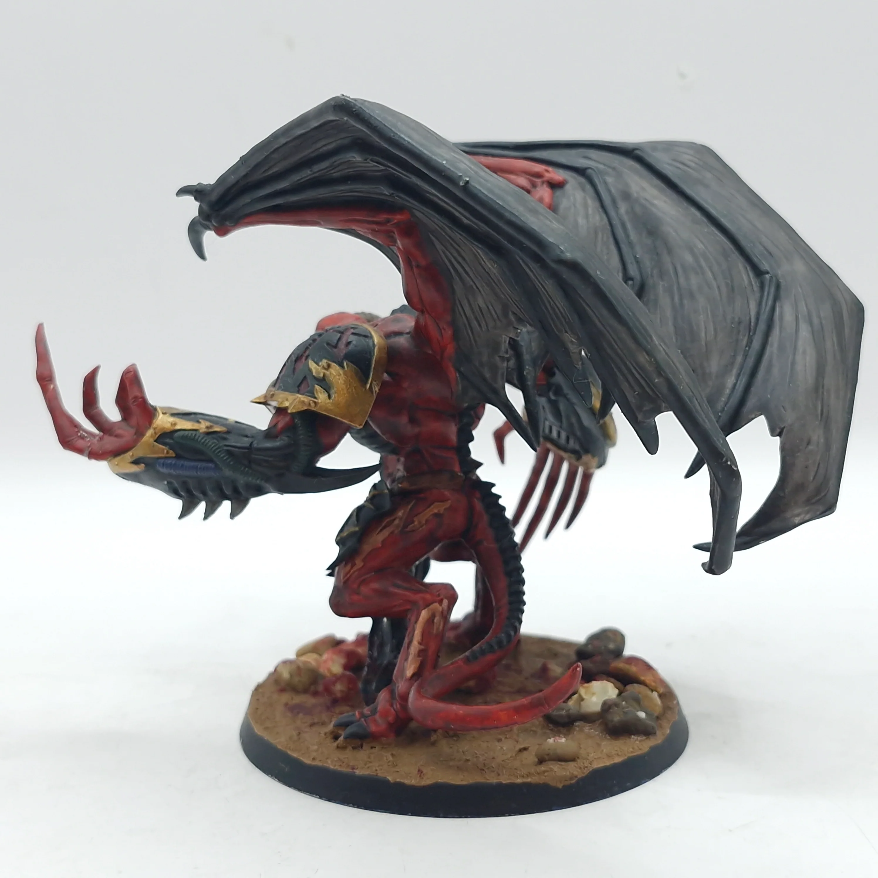 Warhammer 40k: World Eaters Daemon Prince Old - Painted (AJ224) - Image 3