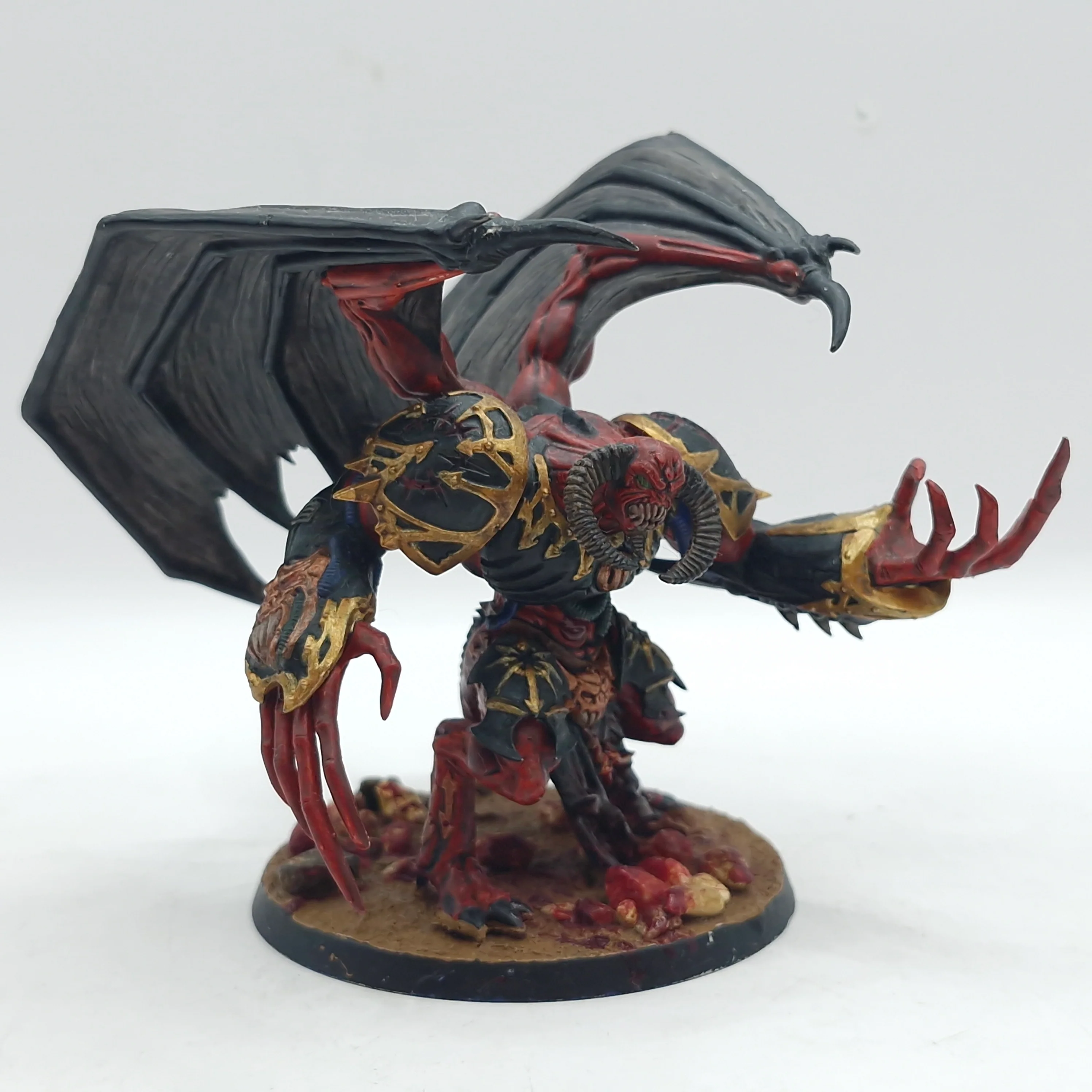 Warhammer 40k: World Eaters Daemon Prince Old - Painted (AJ224) - Image 6