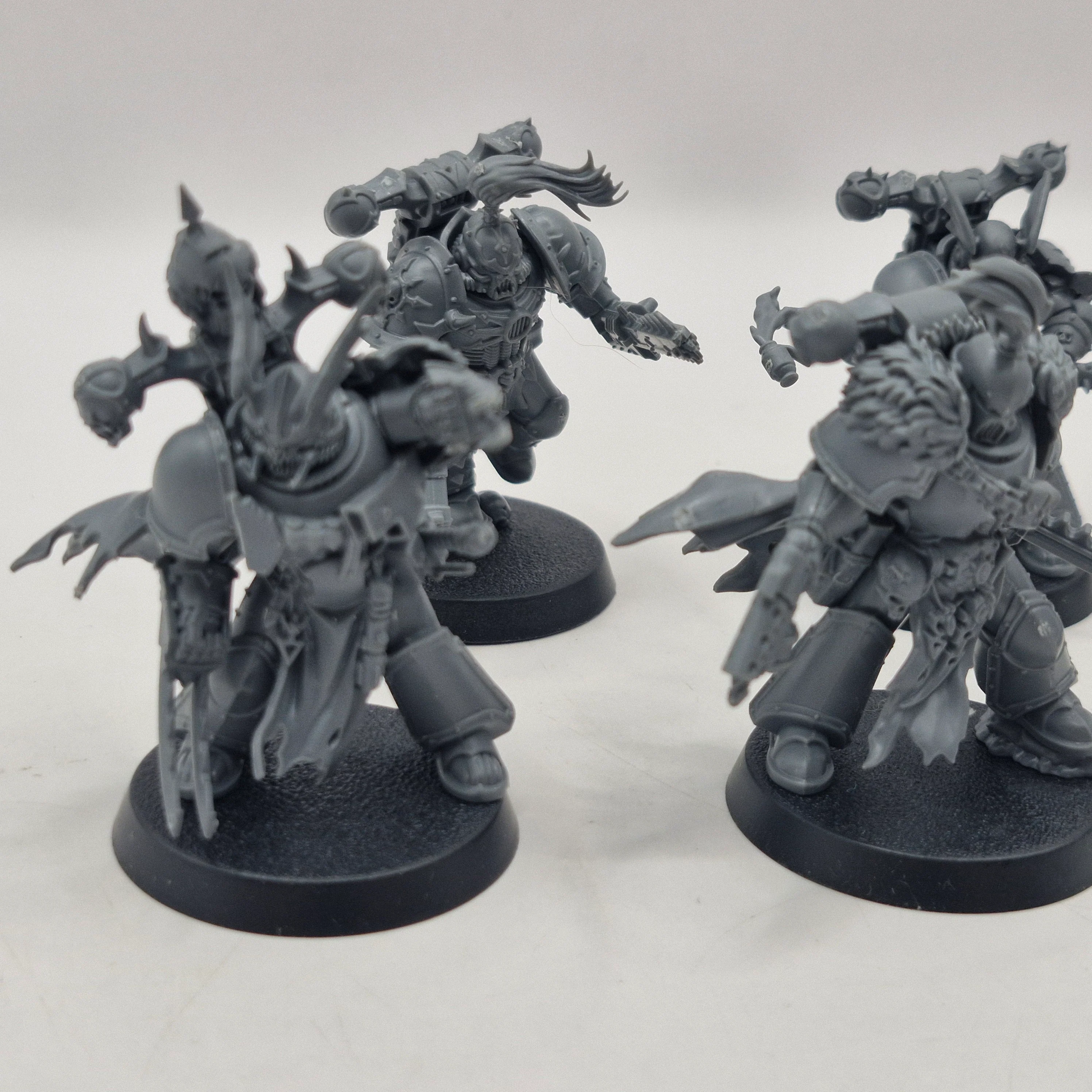 Warhammer 40k Chaos Space Marine Chosen / Raiders - Night Lords BJ099 - Image 2