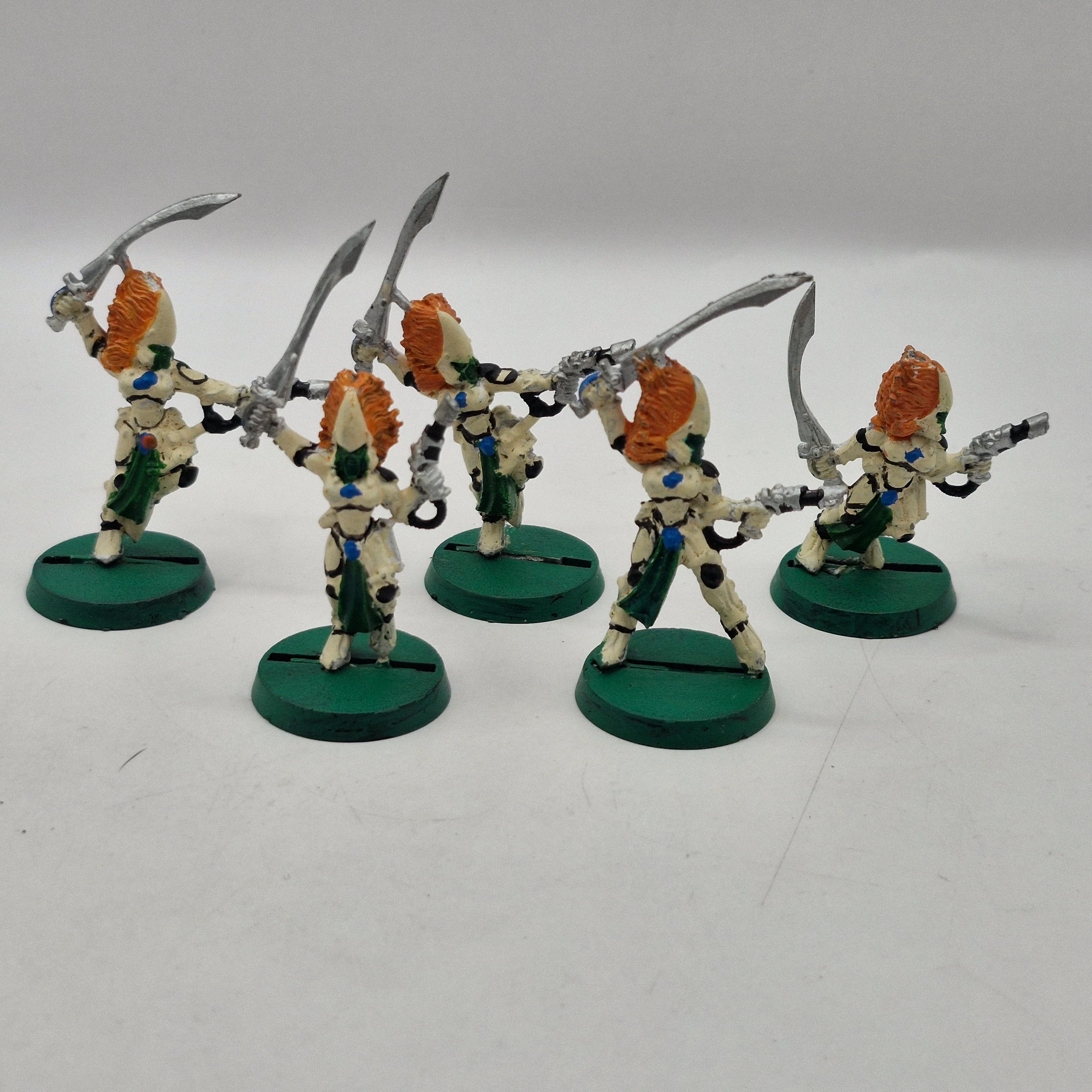 Warhammer 40k Aeldari Howling Banshees x5 - OOP Metal AZ228