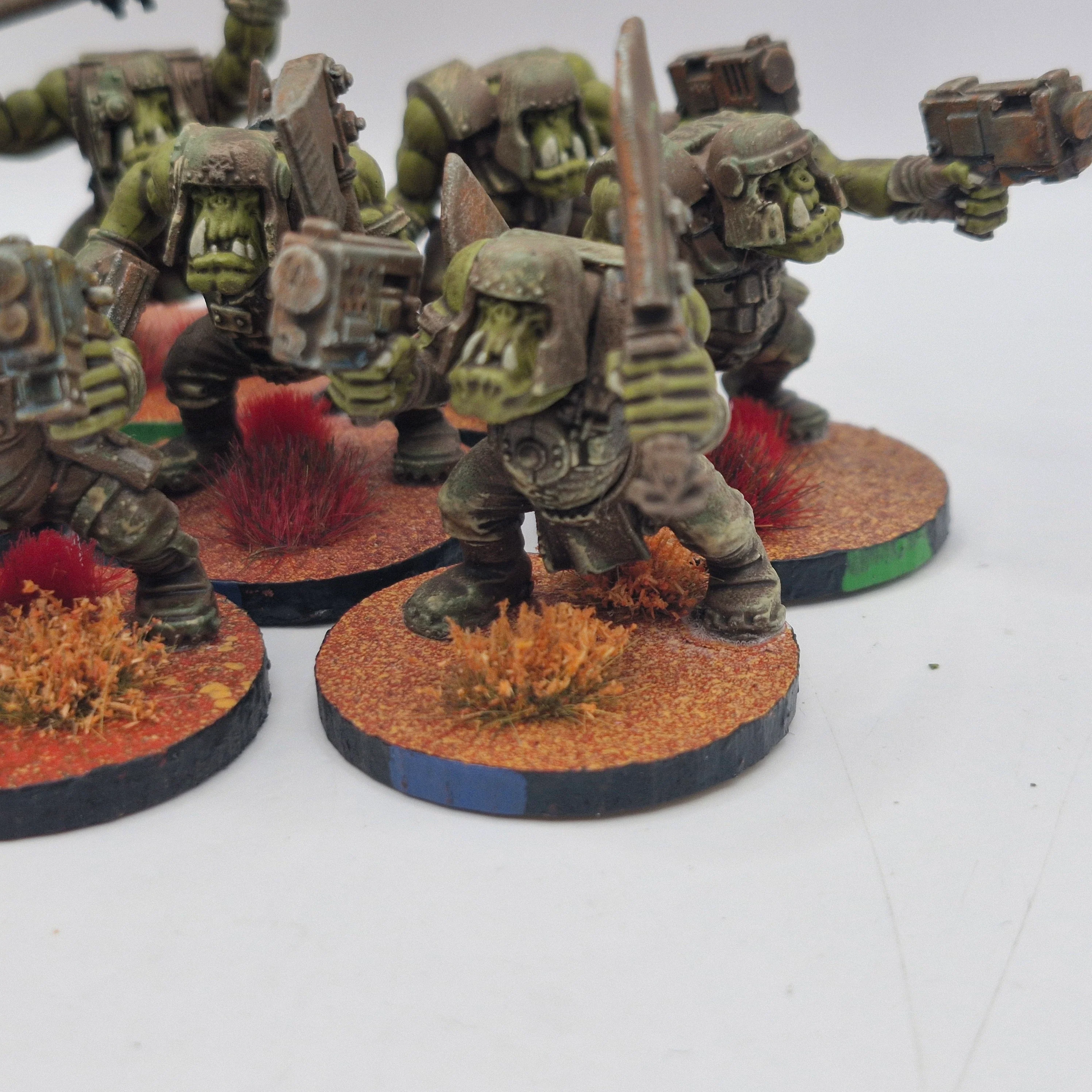 Warhammer 40k Ork Boys x10 - Painted AD062 - Image 3