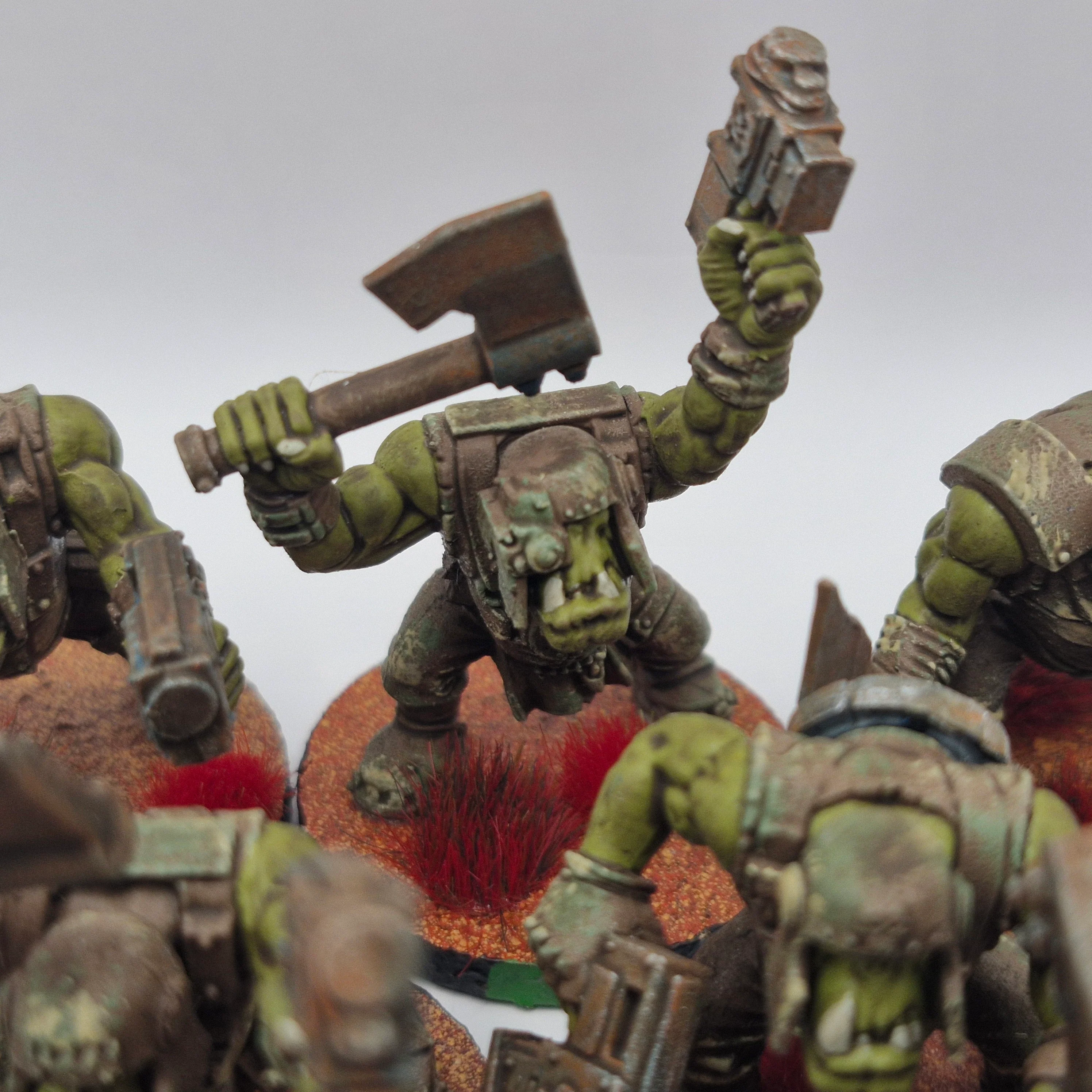 Warhammer 40k Ork Boys x10 - Painted AD062 - Image 6