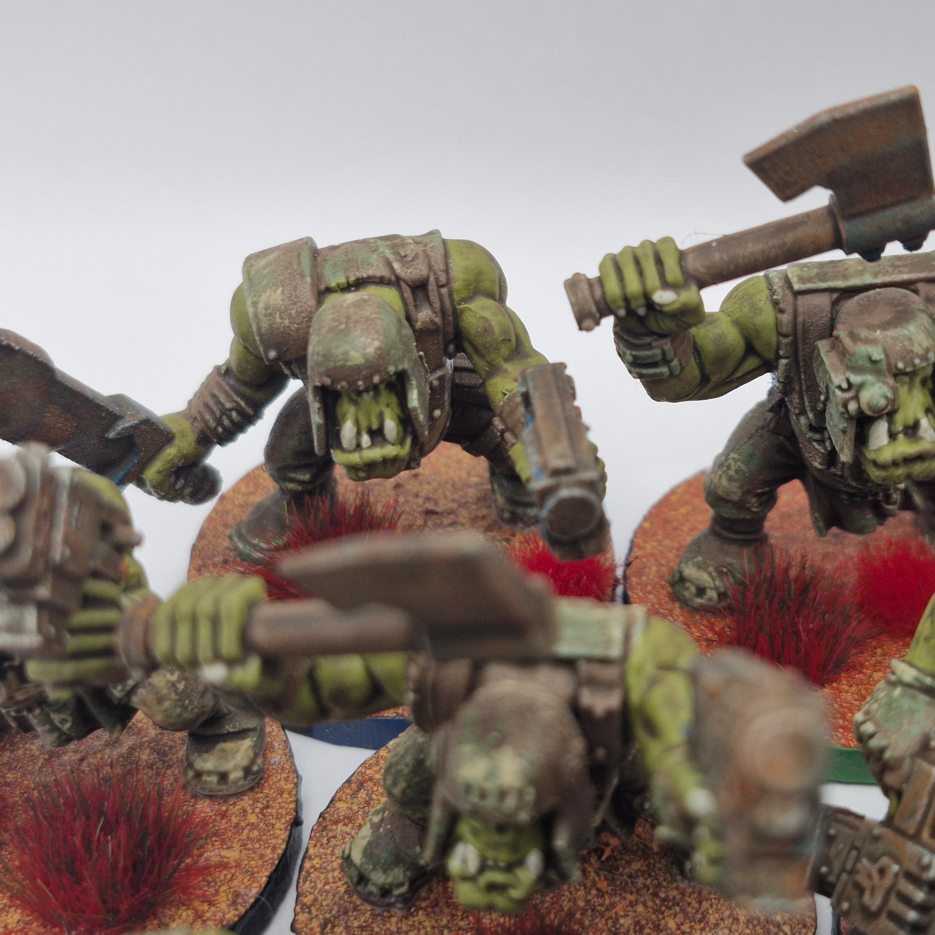 Warhammer 40k Ork Boys x10 - Painted AD062 - Image 7