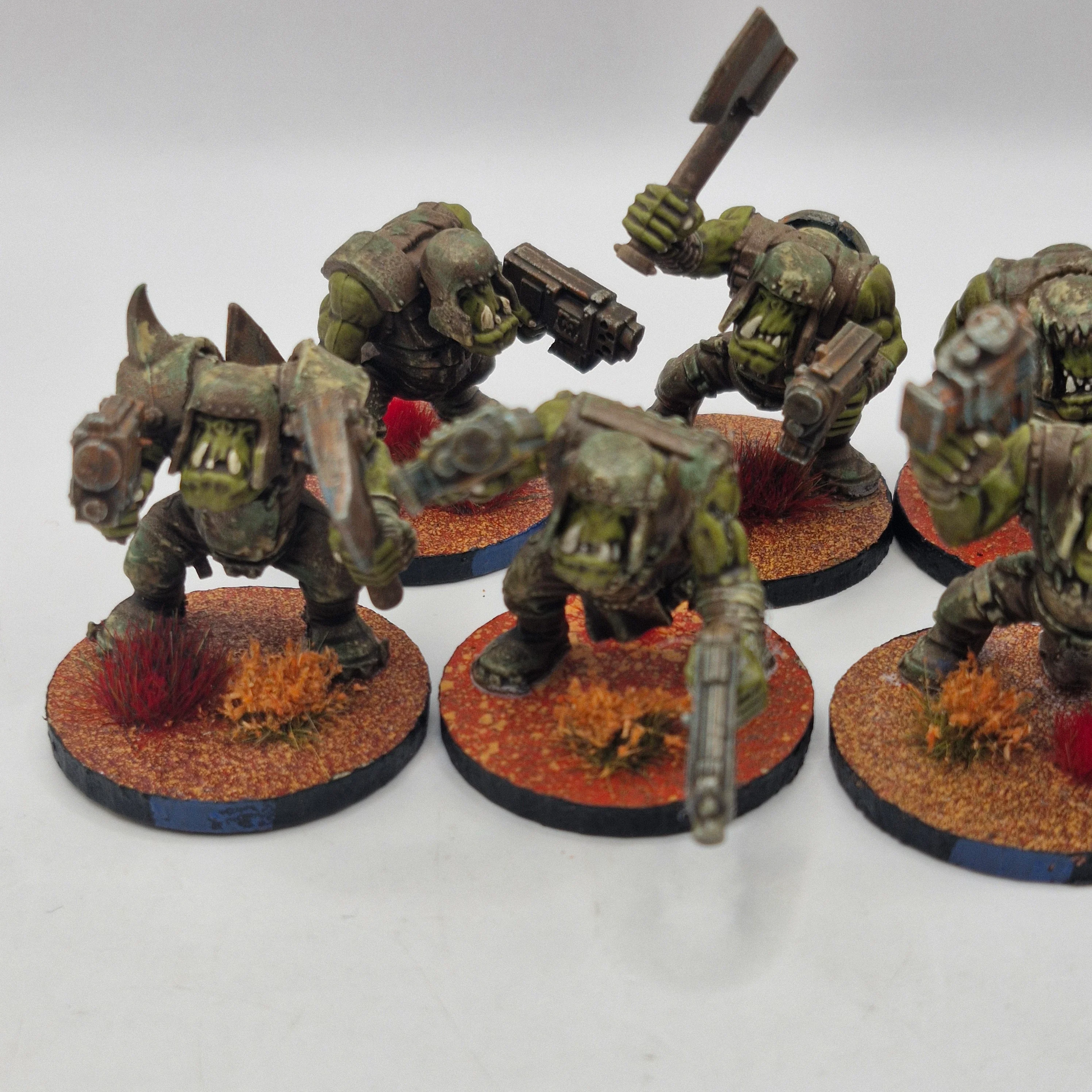 Warhammer 40k Ork Boys x10 - Painted AC040 - Image 2