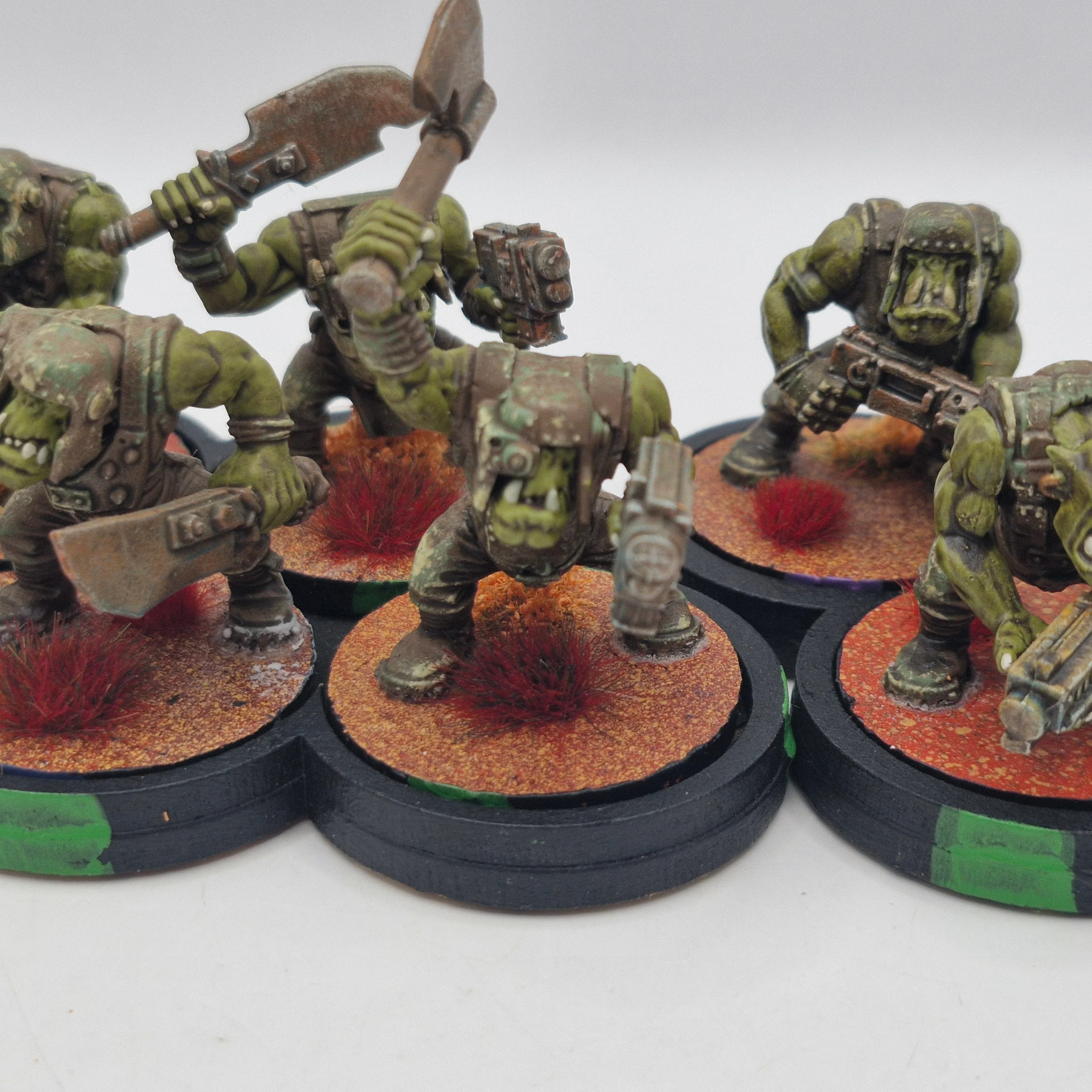 Warhammer 40k Ork Boys x10 - Painted AE132 - Image 3