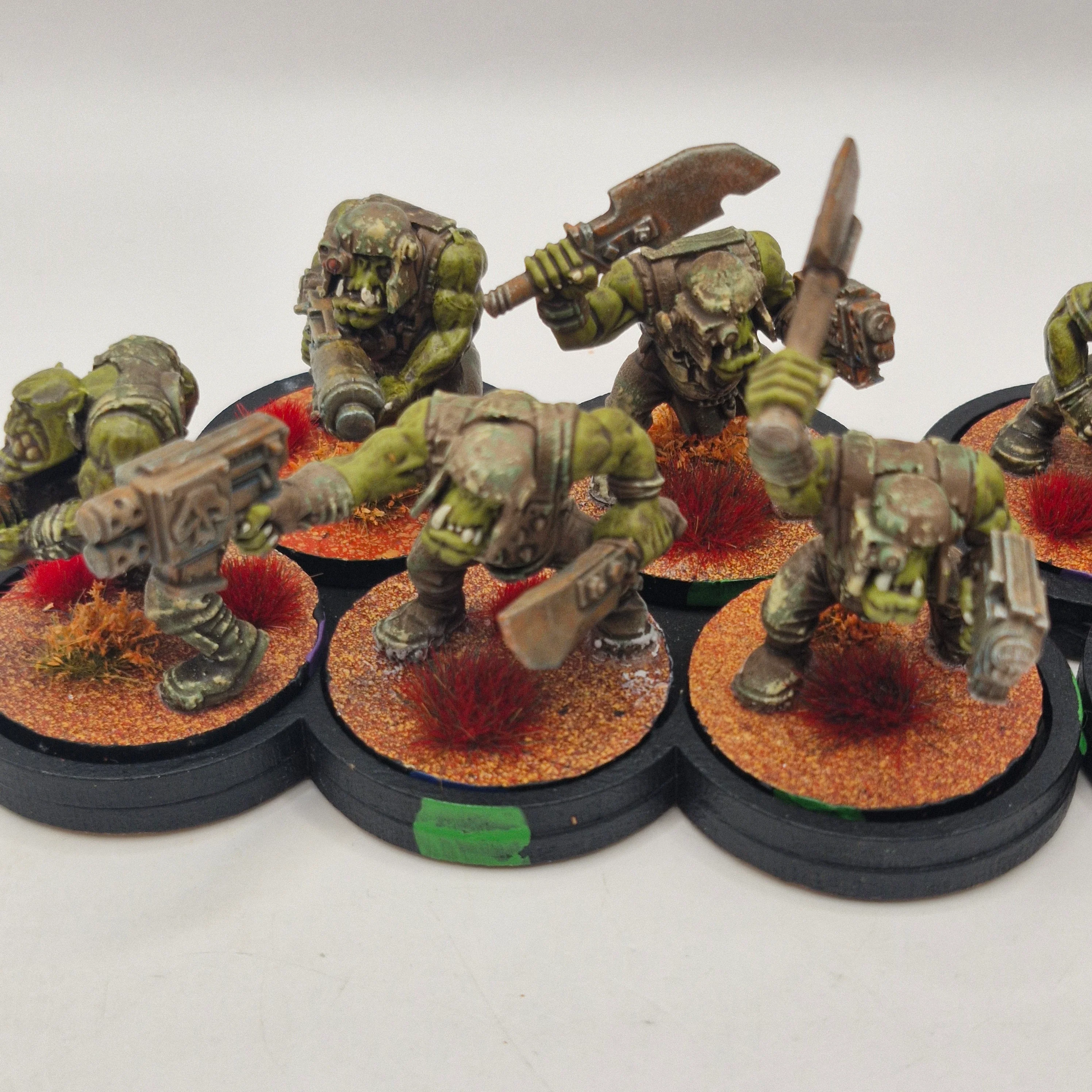Warhammer 40k Ork Boys x10 - Painted AE132 - Image 7