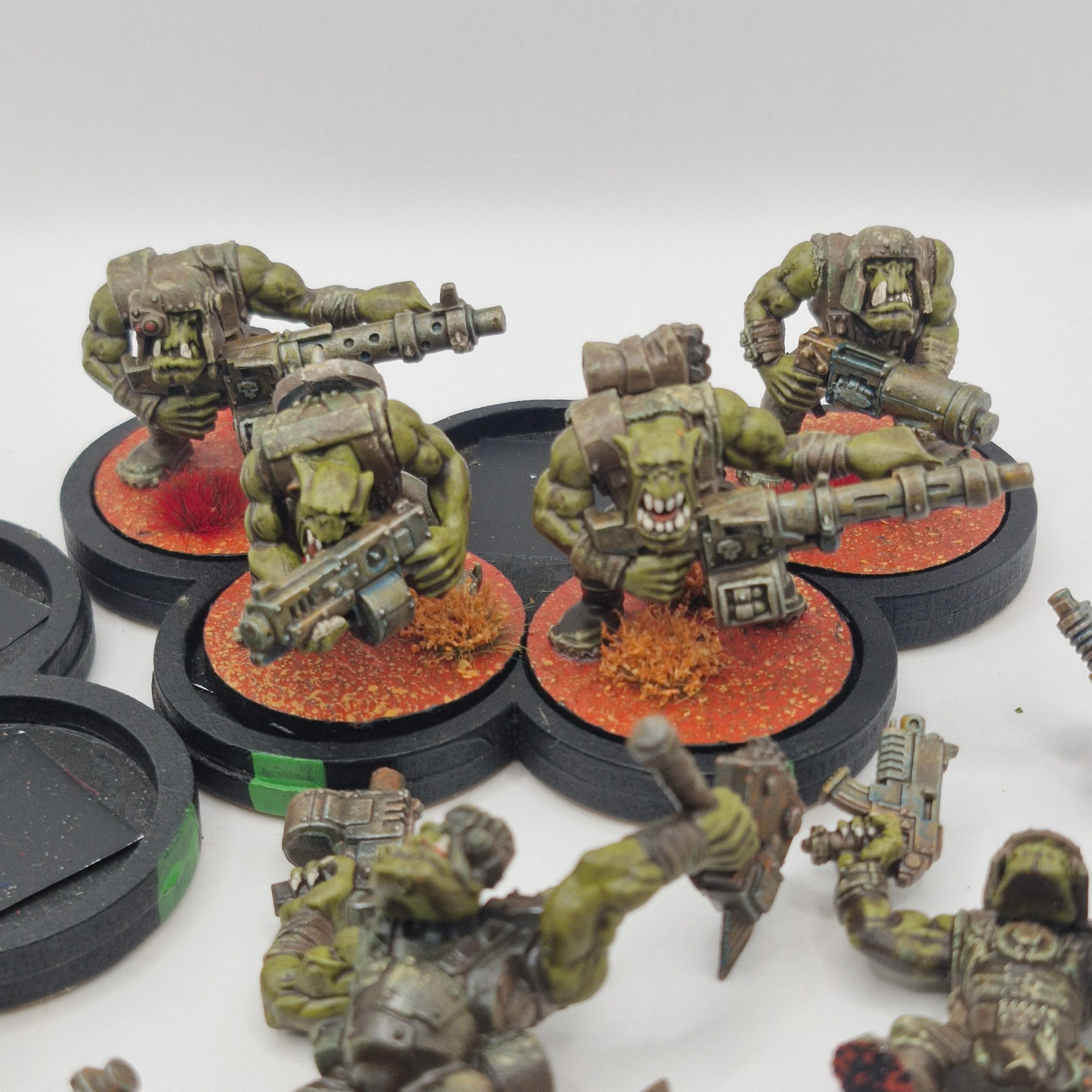 Warhammer 40k Ork Boys x10 - Painted AH074 - Image 2