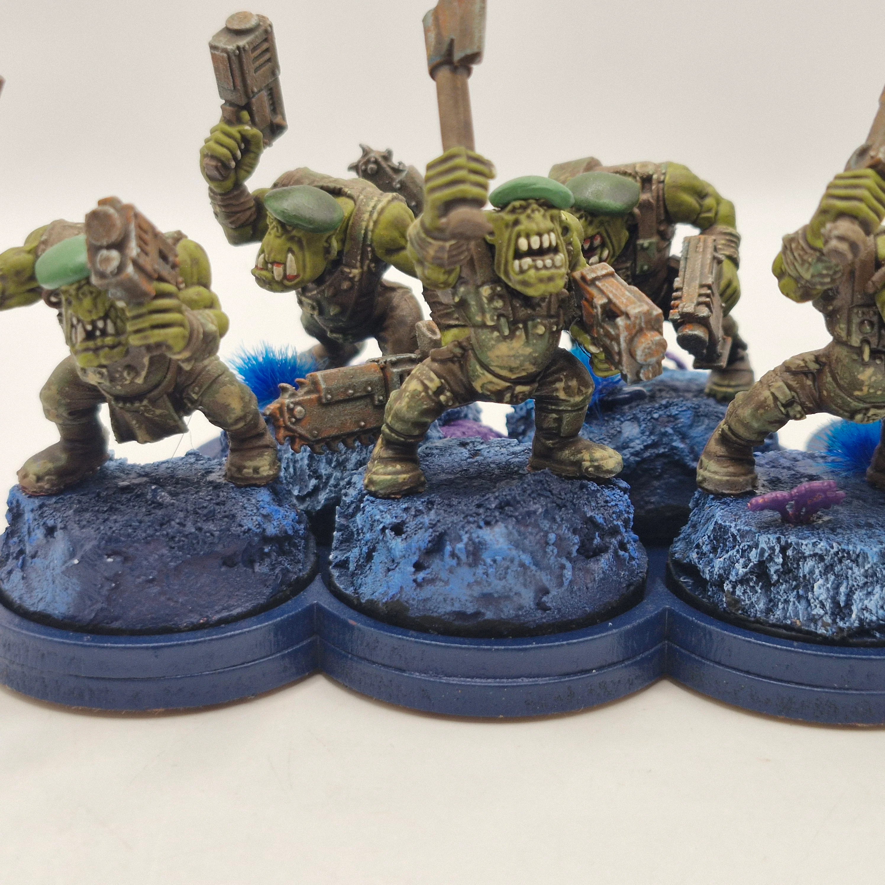Warhammer 40k Ork Boys x10 - Painted AK014 - Image 3