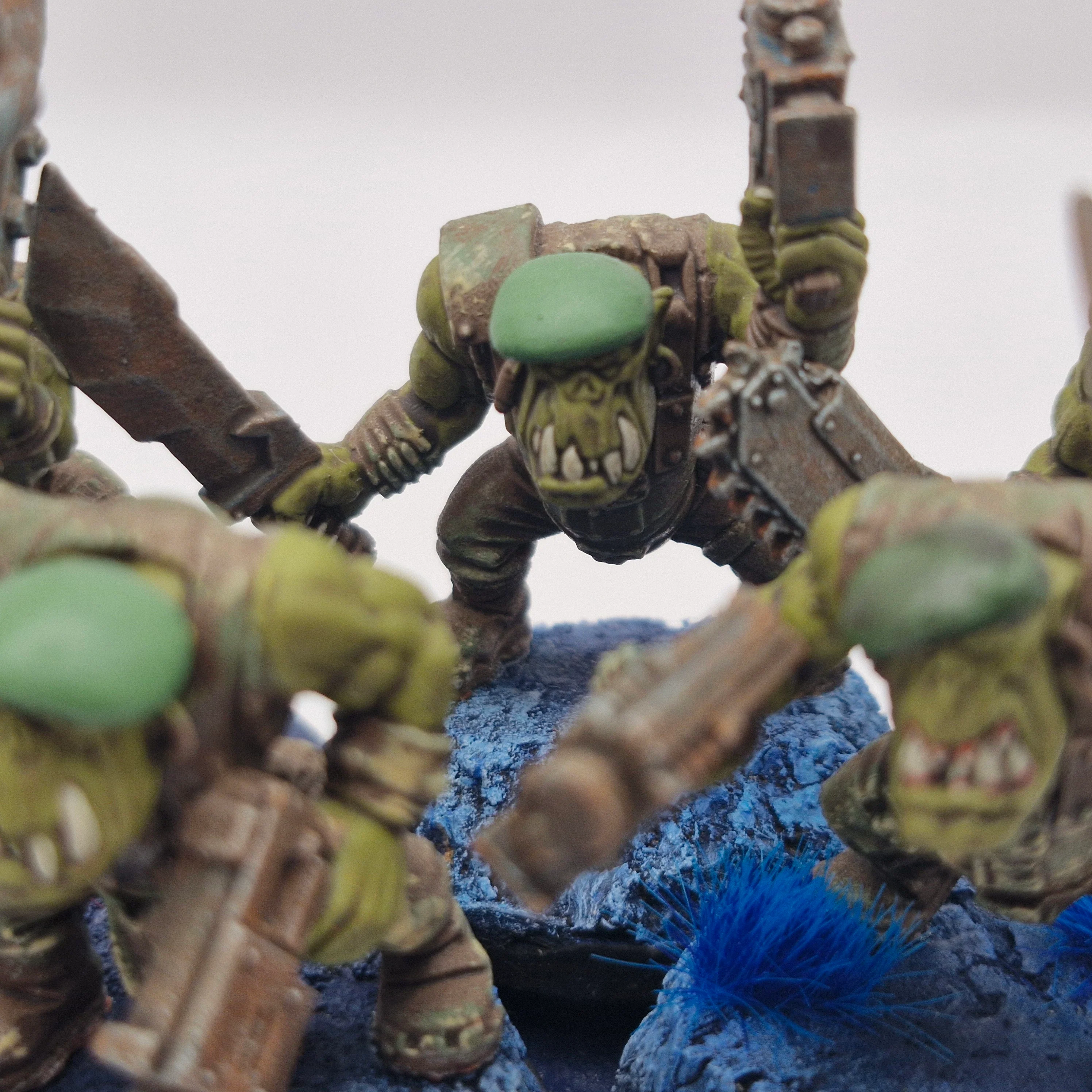 Warhammer 40k Ork Boys x10 - Painted AK014 - Image 5