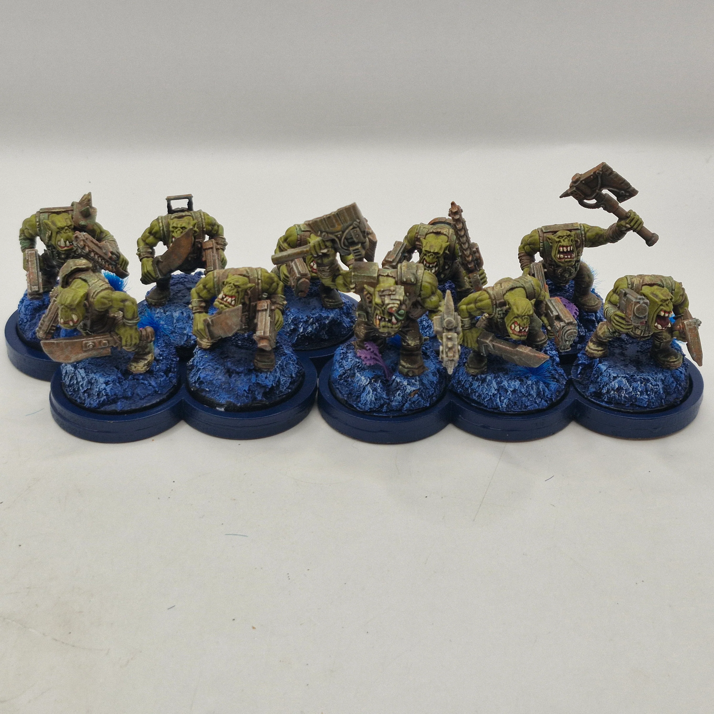 Warhammer 40k Ork Boys x10 - Painted BJ253