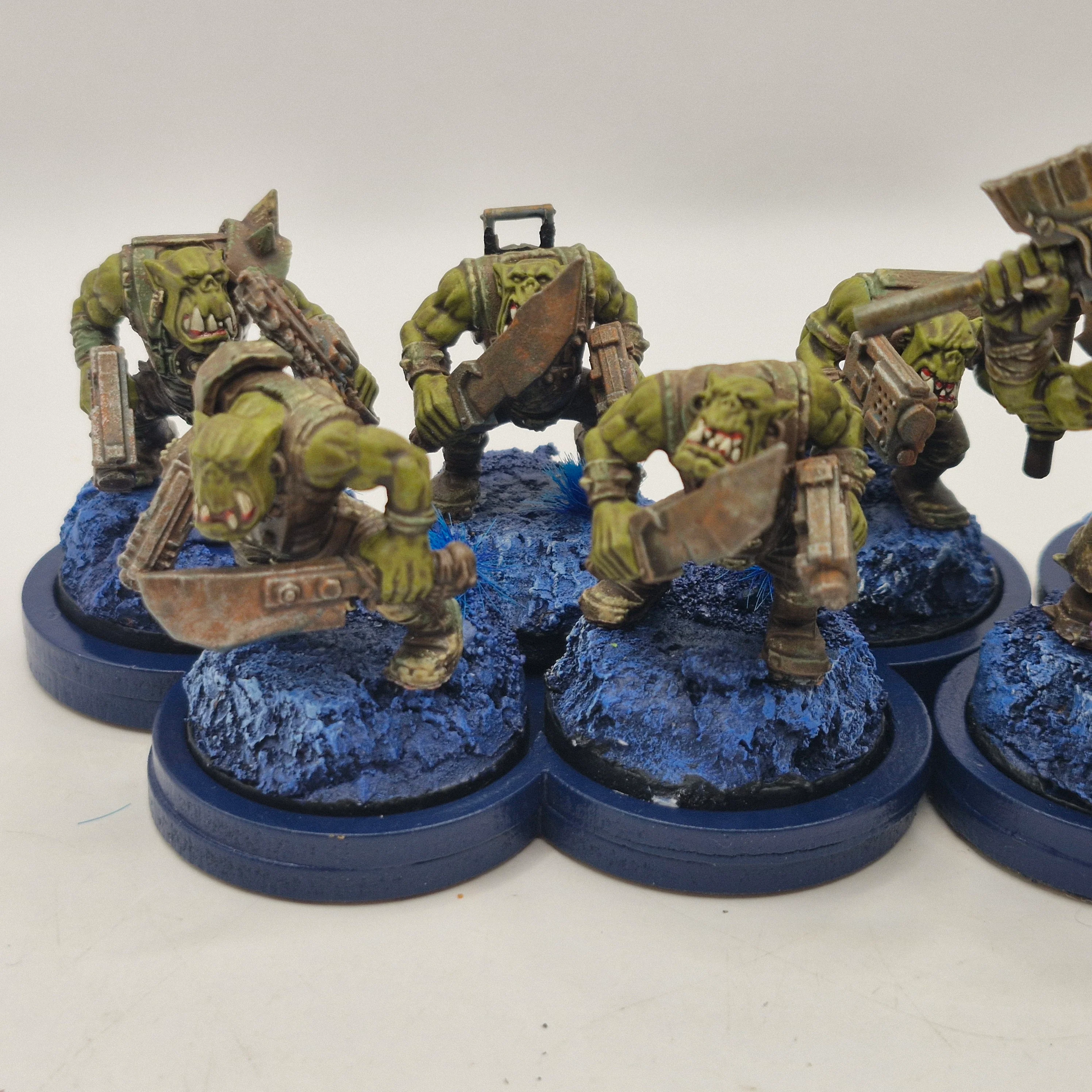 Warhammer 40k Ork Boys x10 - Painted BJ253 - Image 3