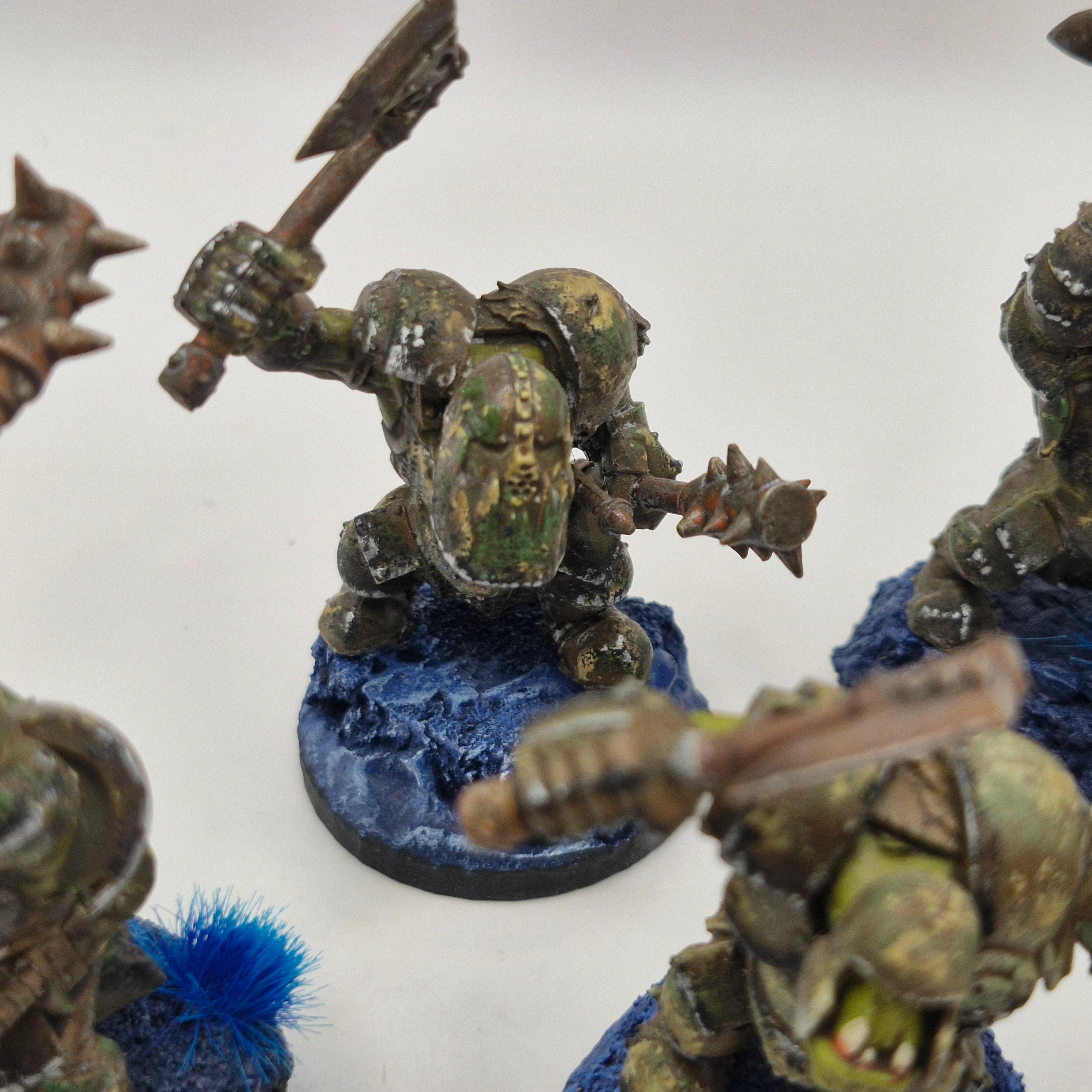 Warhammer 40k Ork Nobz - Converted from Black Orcs - Painted AE112 - Image 6