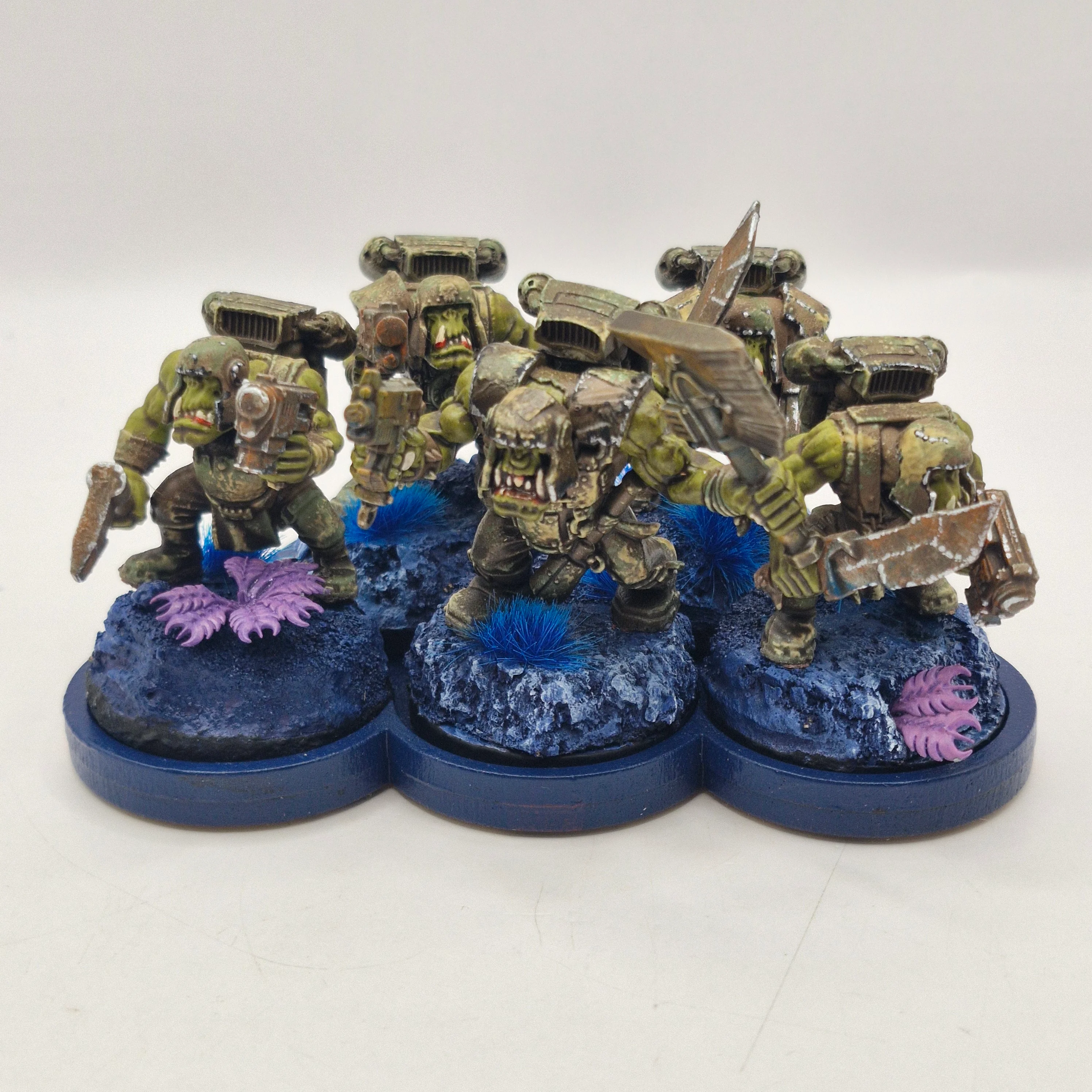 Warhammer 40k Ork Storm Boys - Converted - Painted AH163