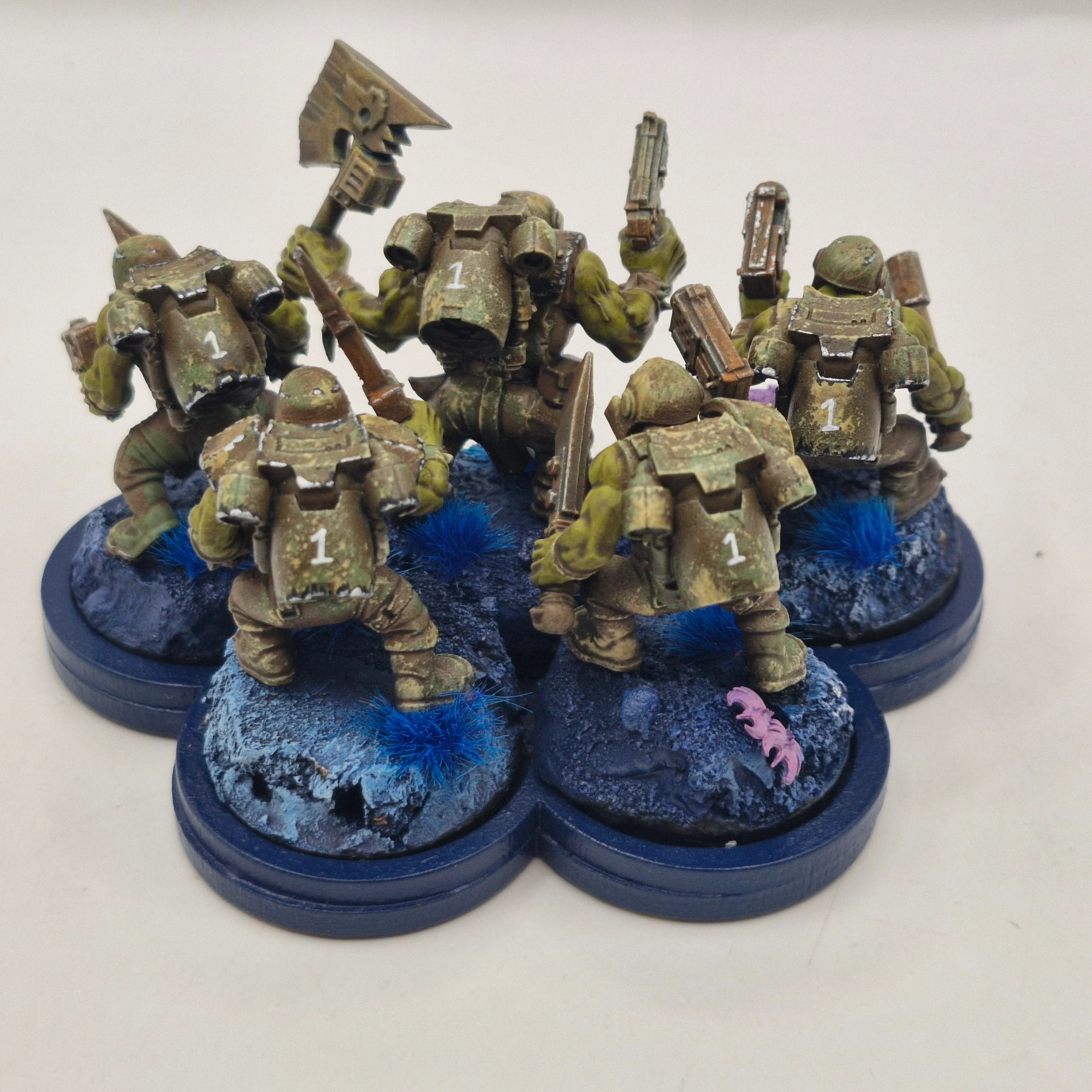 Warhammer 40k Ork Storm Boys - Converted - Painted AH163 - Image 6