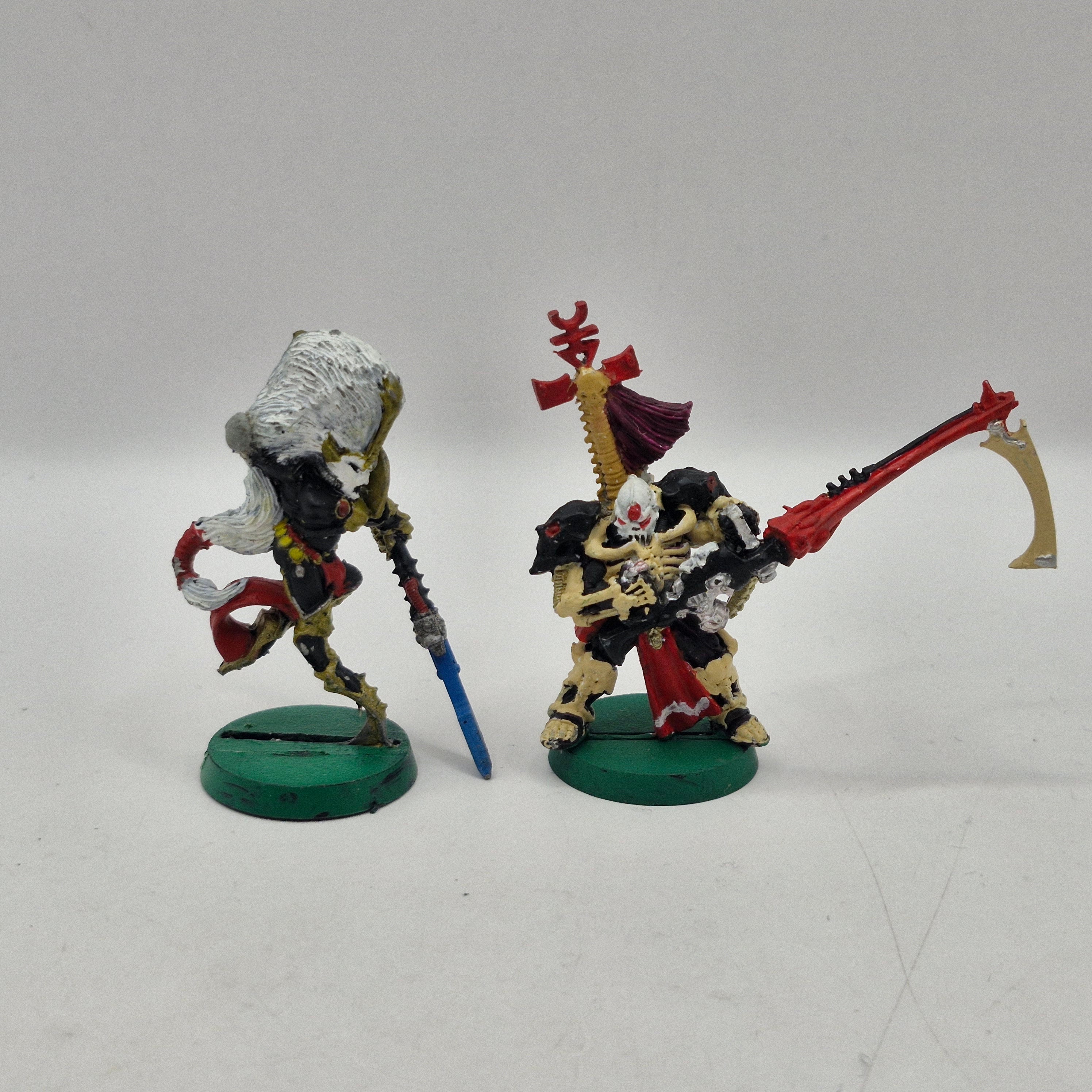 Warhammer 40k Aeldari Phoenix Lords Maugan Ra and Jain Zar - Metal AI224