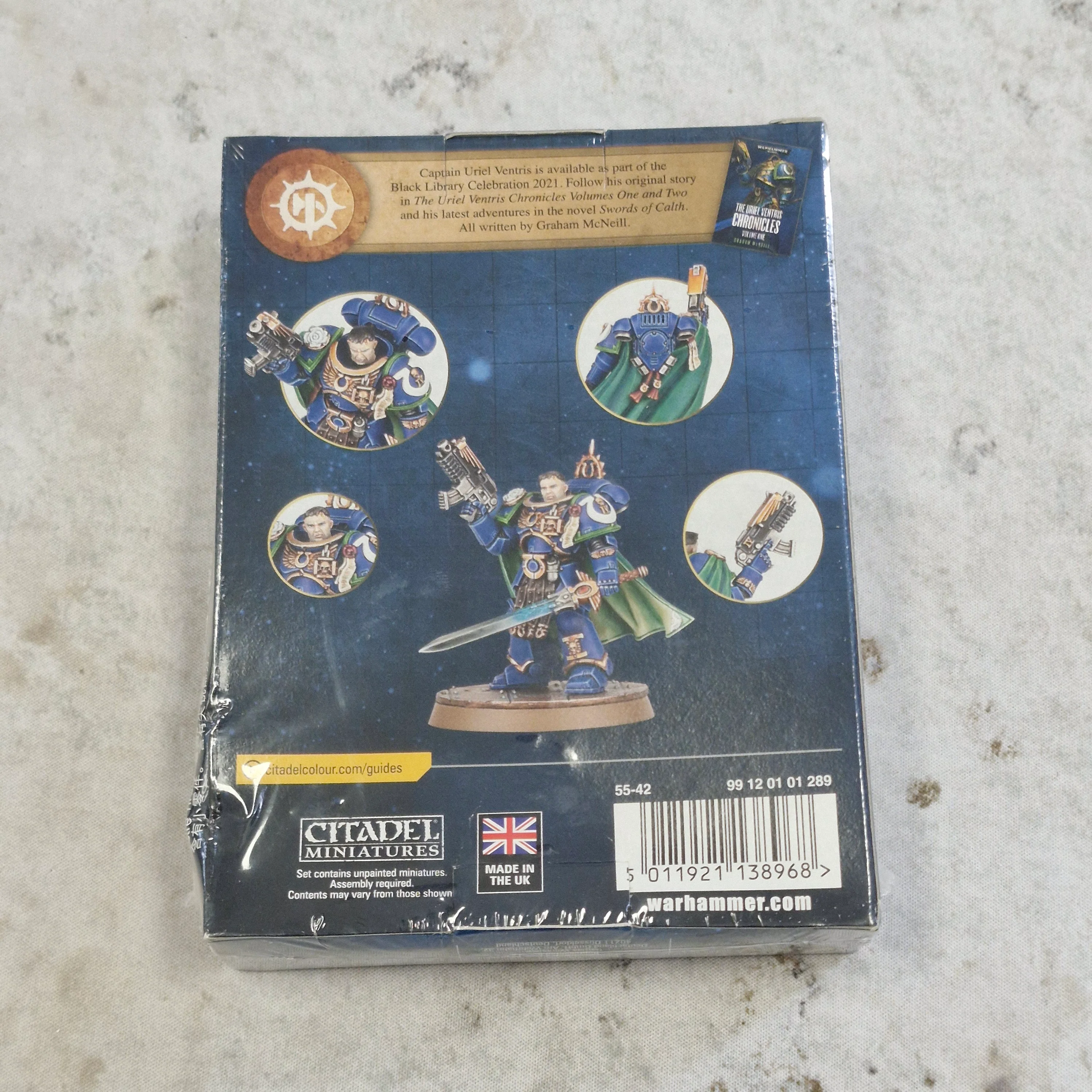Warhammer 40k Space Marines Captain Uriel Ventris - Black Library Model AY221 - Image 3