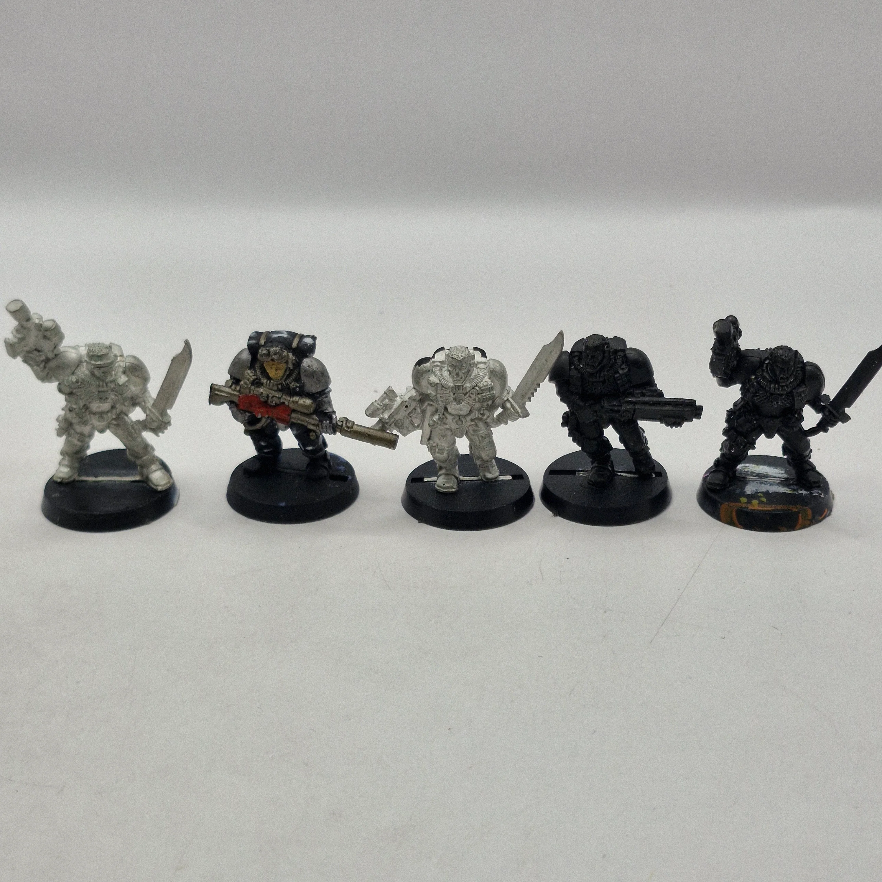 Warhammer 40k Space Marines Scouts x5 - Metal AH112