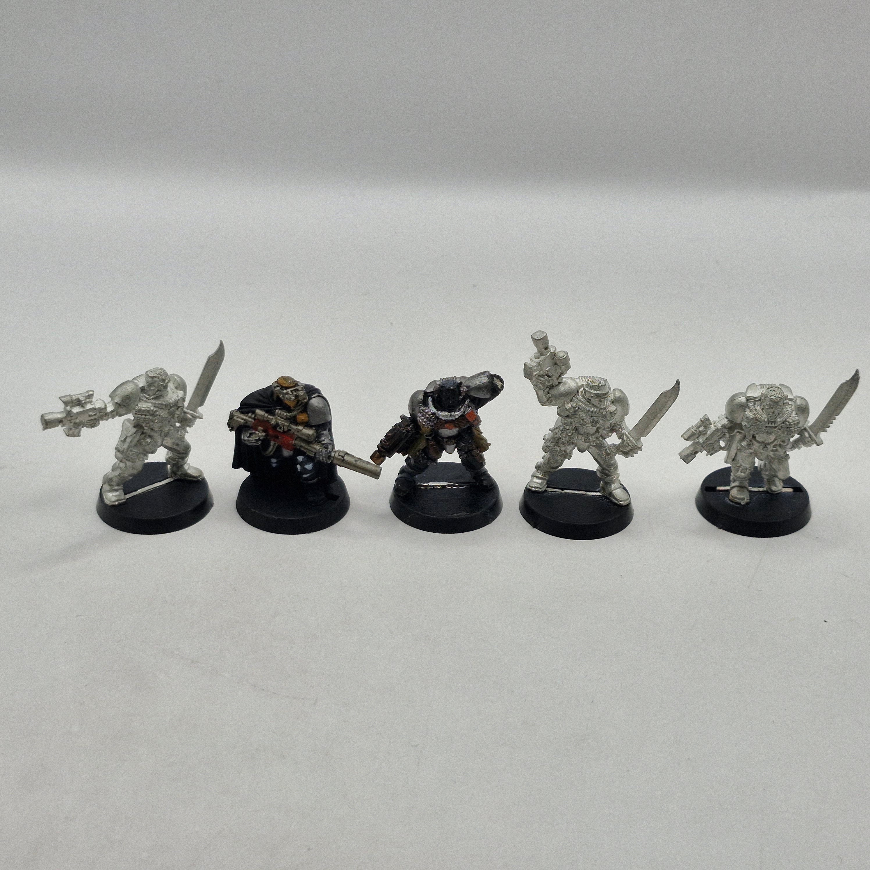 Warhammer 40k Space Marines Scouts x5 - Metal AQ032