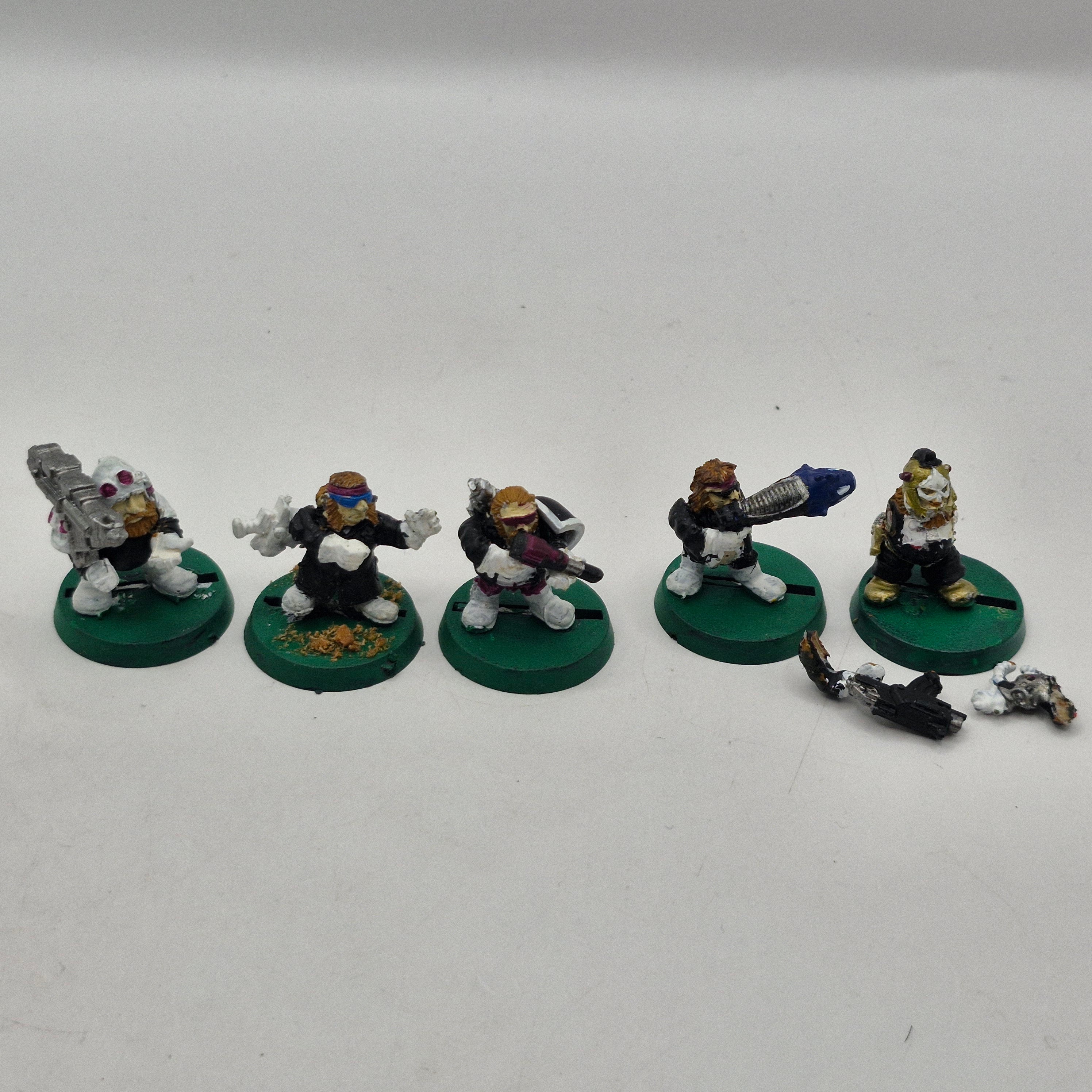 Warhammer 40k Squats x5 - Rogue Trader era Metal AT122