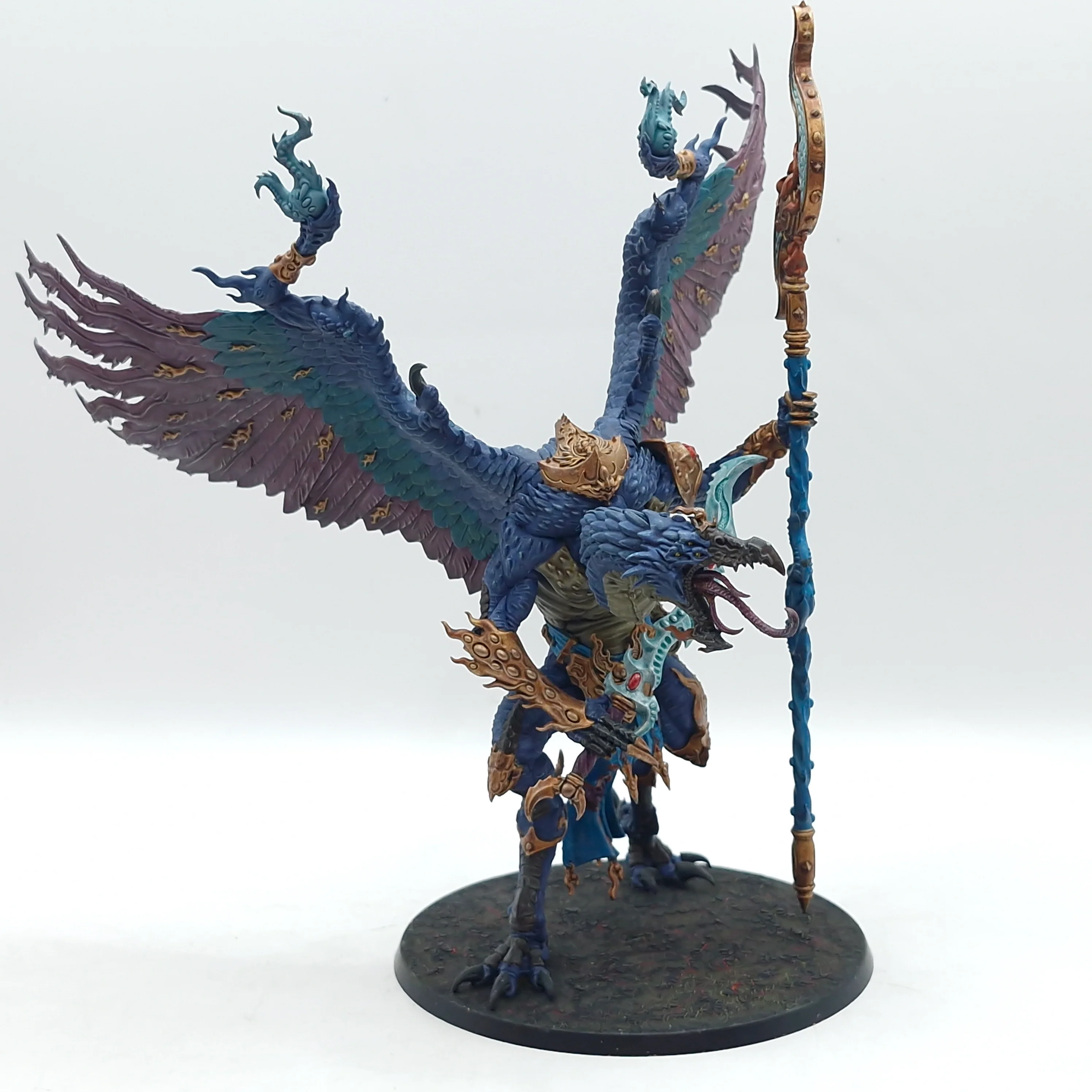 Warhammer Age of Sigmar: Disciples of Tzeentch Lord of Change - Painted (AX061) - Image 6