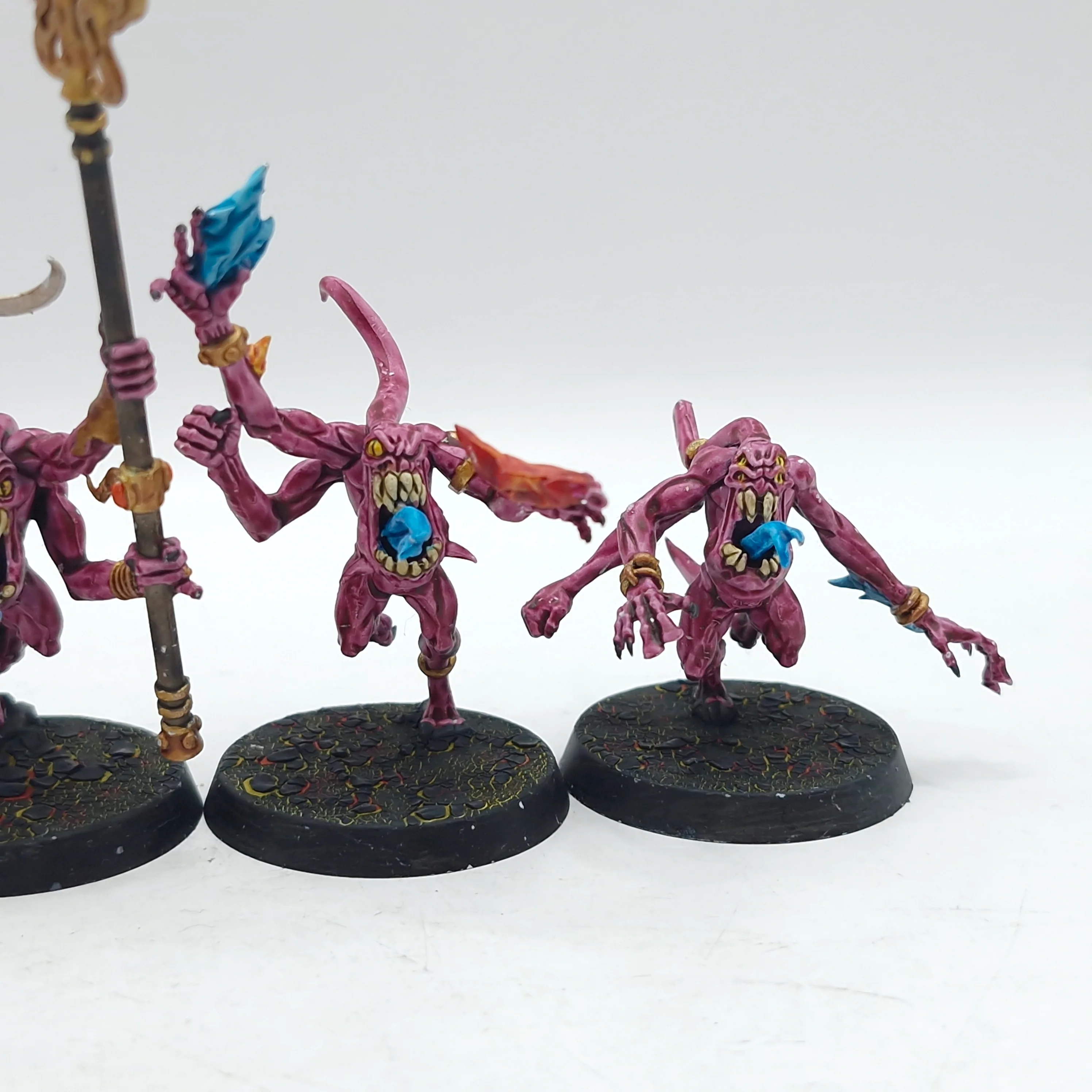 Warhammer Age of Sigmar: Disciples of Tzeentch Pink Horrors - Painted (AJ231) - Image 7
