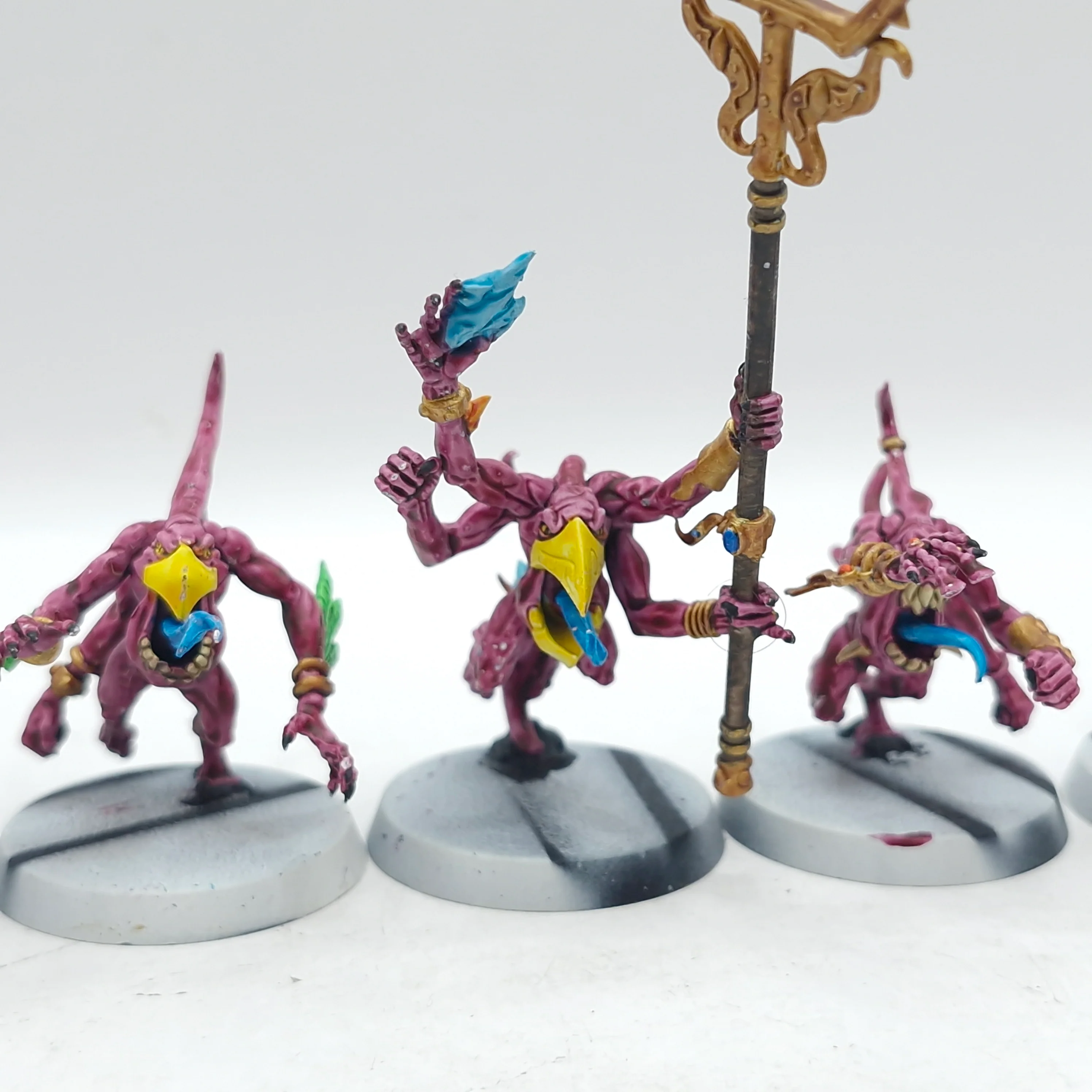Warhammer Age of Sigmar: Disciples of Tzeentch Pink Horrors - Painted (BJ196) - Image 6