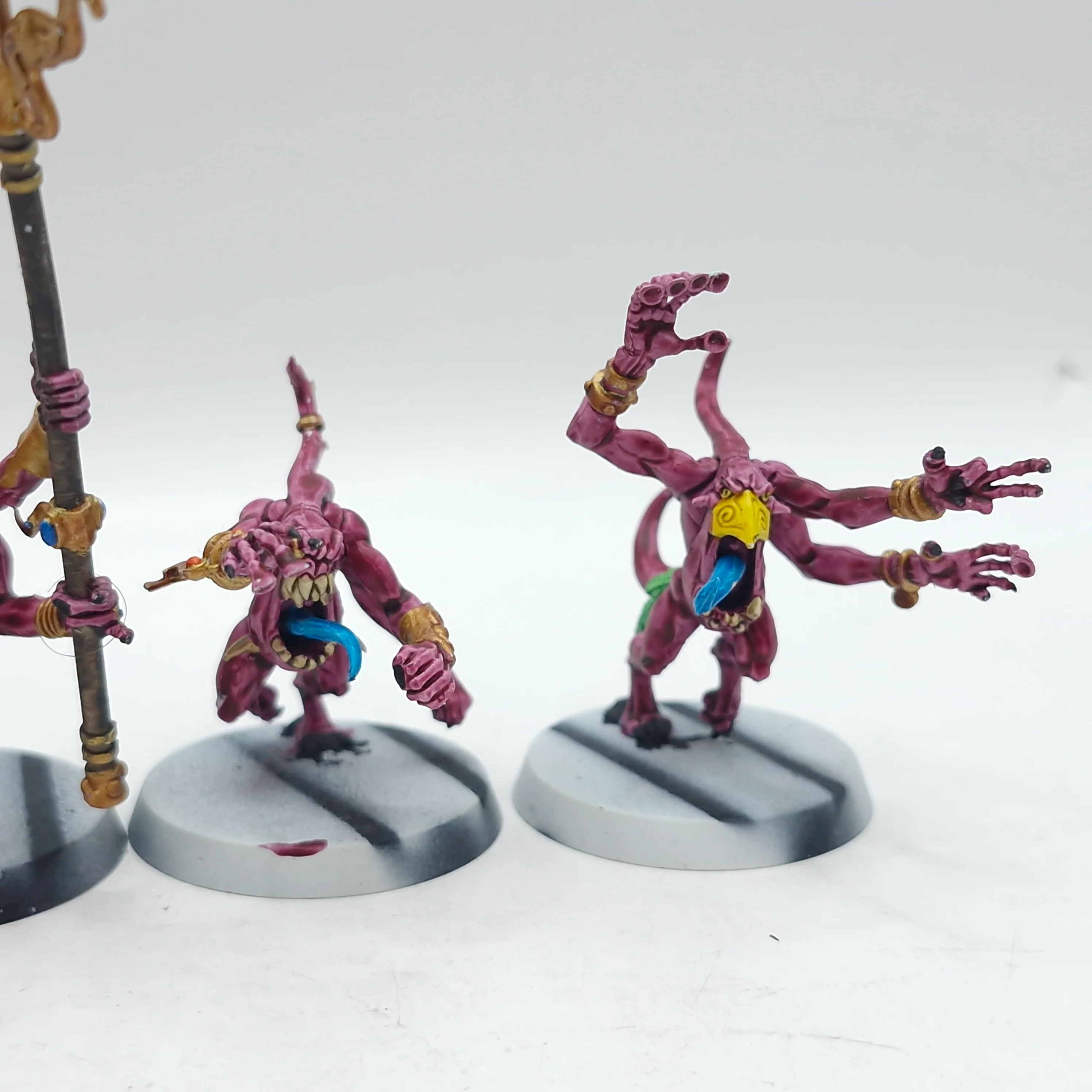 Warhammer Age of Sigmar: Disciples of Tzeentch Pink Horrors - Painted (BJ196) - Image 7