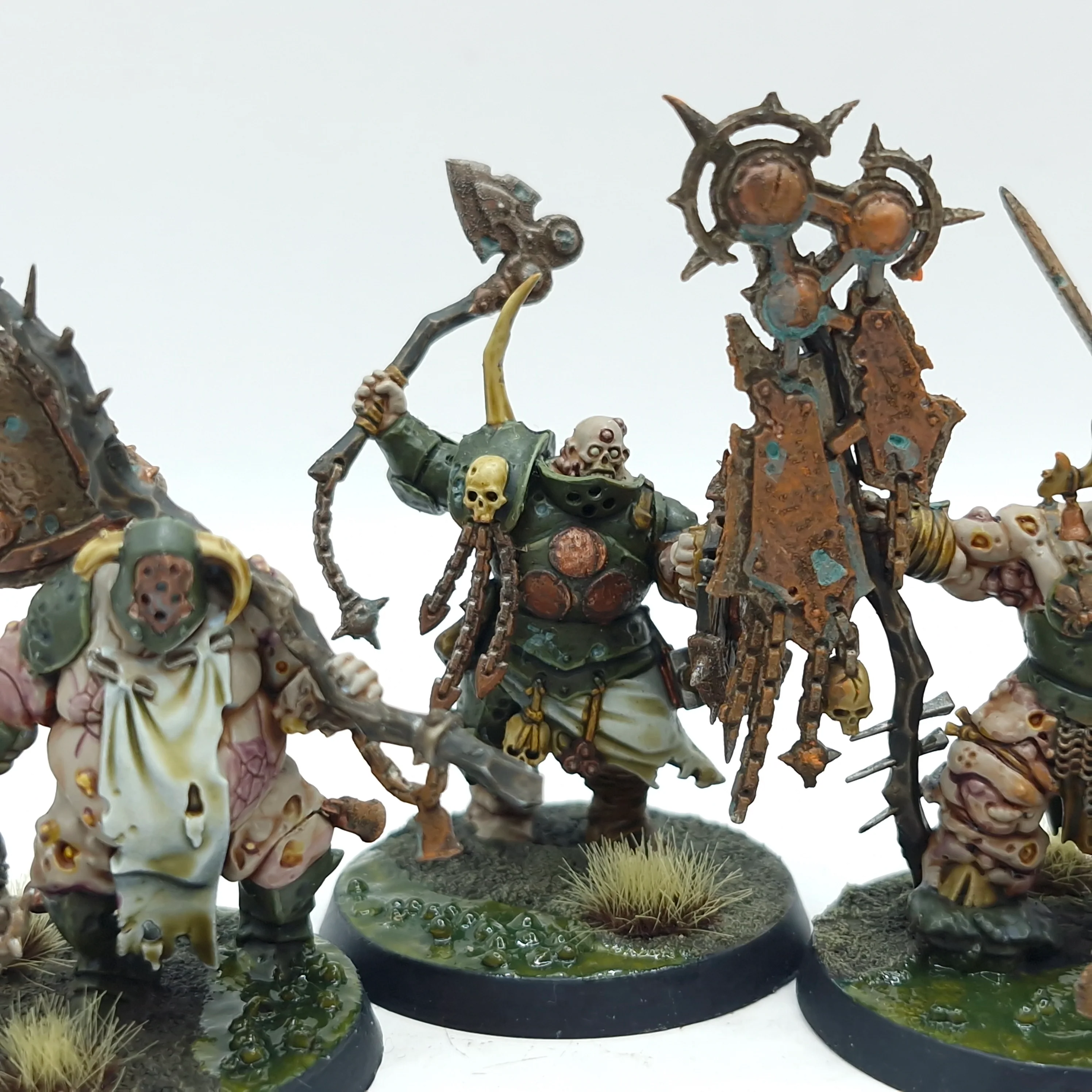 Warhammer Age of Sigmar: Maggotkin of Nurgle Putrid Blightkings (AW140) - Image 3