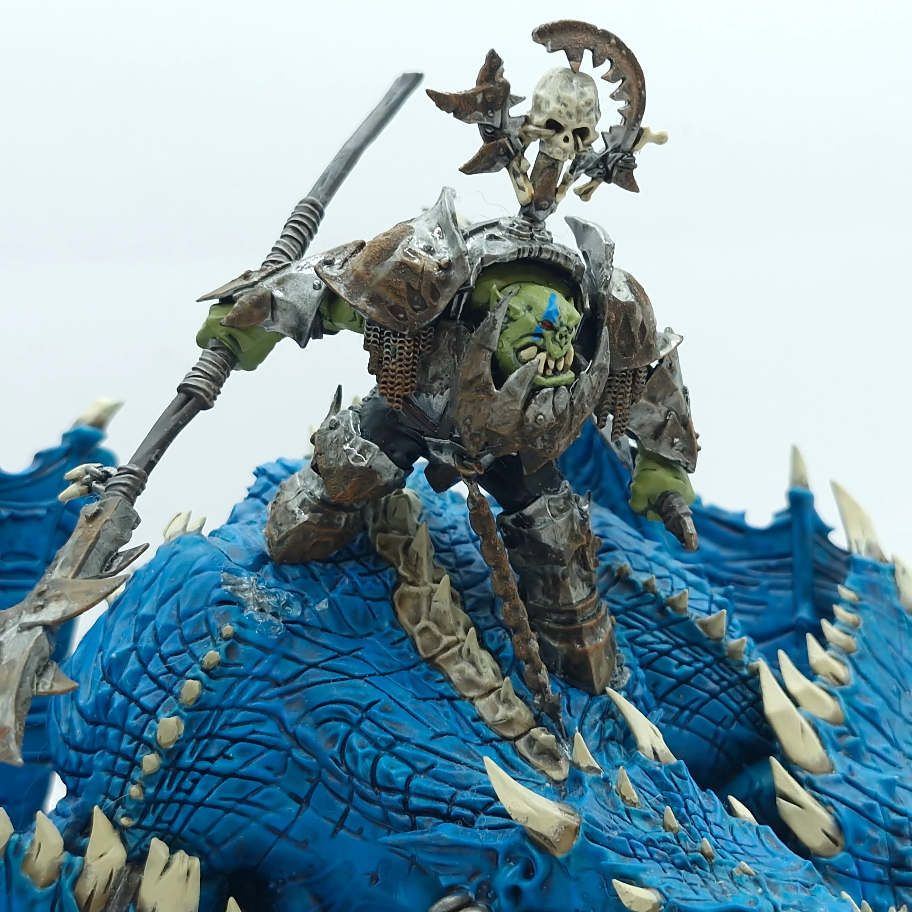 Warhammer Age of Sigmar: Orruk Warclans Megaboss on Maw-krusha (BF070) - Image 8